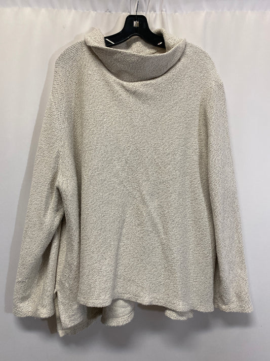 Top Long Sleeve By Ava & Viv In Beige, Size: 2x