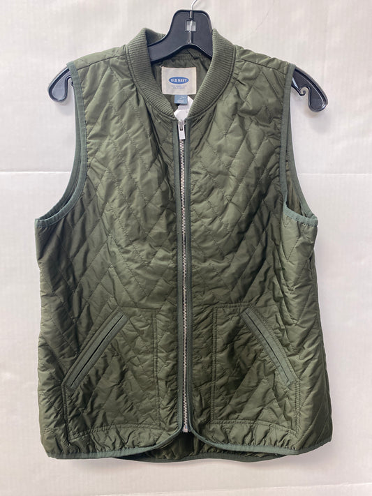 Vest Puffer & Quilted By Old Navy In Green, Size: M