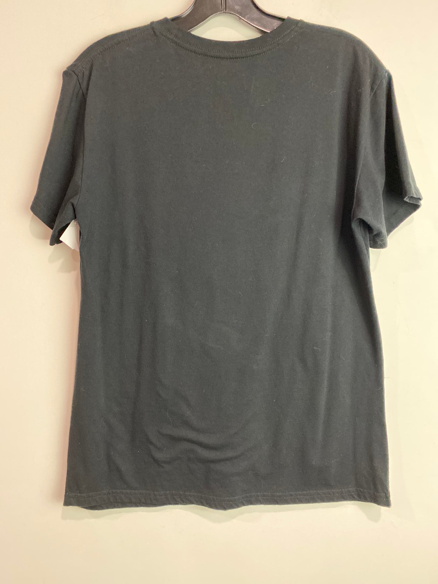 Top Short Sleeve By Clothes Mentor In Black, Size: L