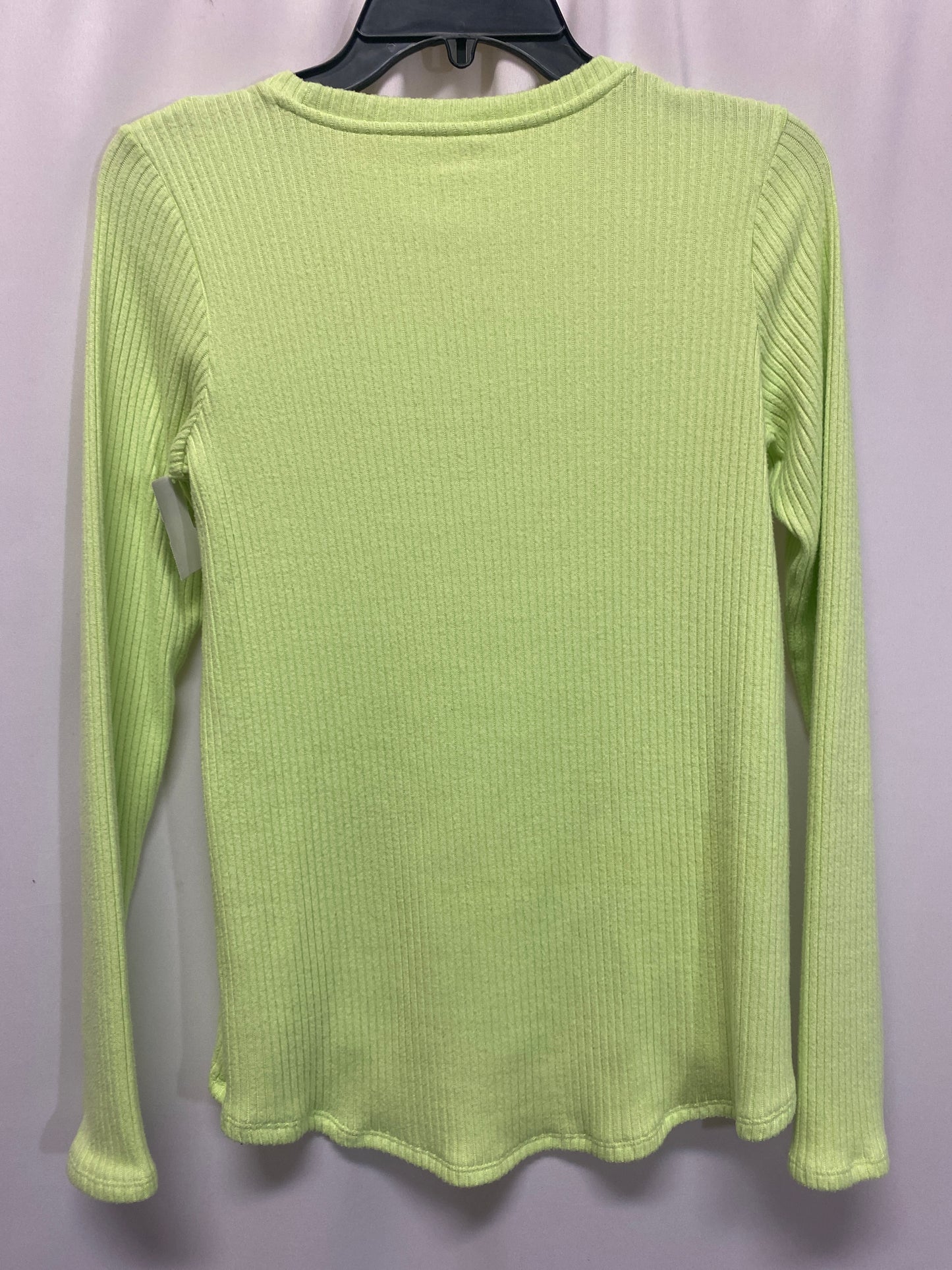 Top Long Sleeve By American Eagle In Green, Size: S