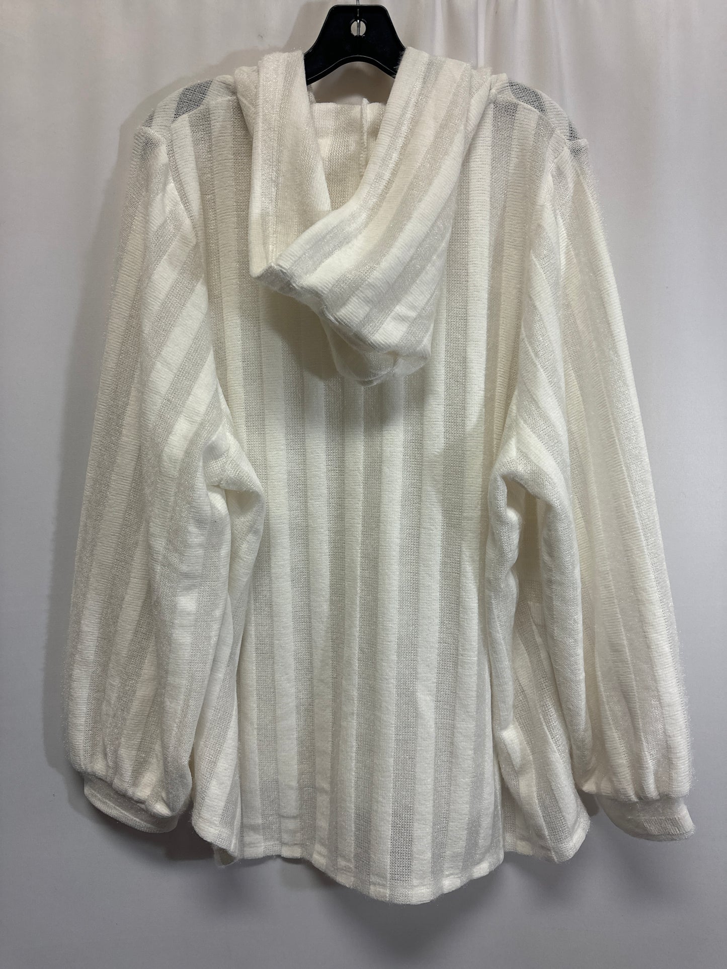 Sweater By Lane Bryant In white, Size: 3x