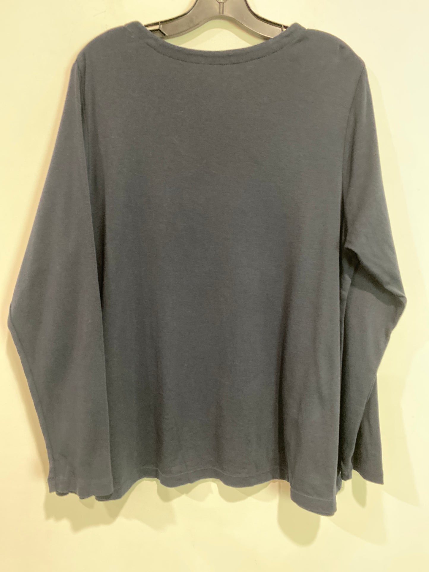 Top Long Sleeve By J. Jill In Navy, Size: Xl