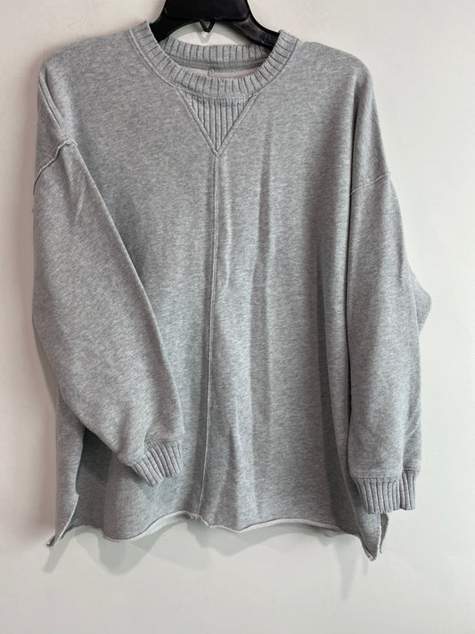 Sweatshirt Crewneck By Aerie In Grey, Size: Xs