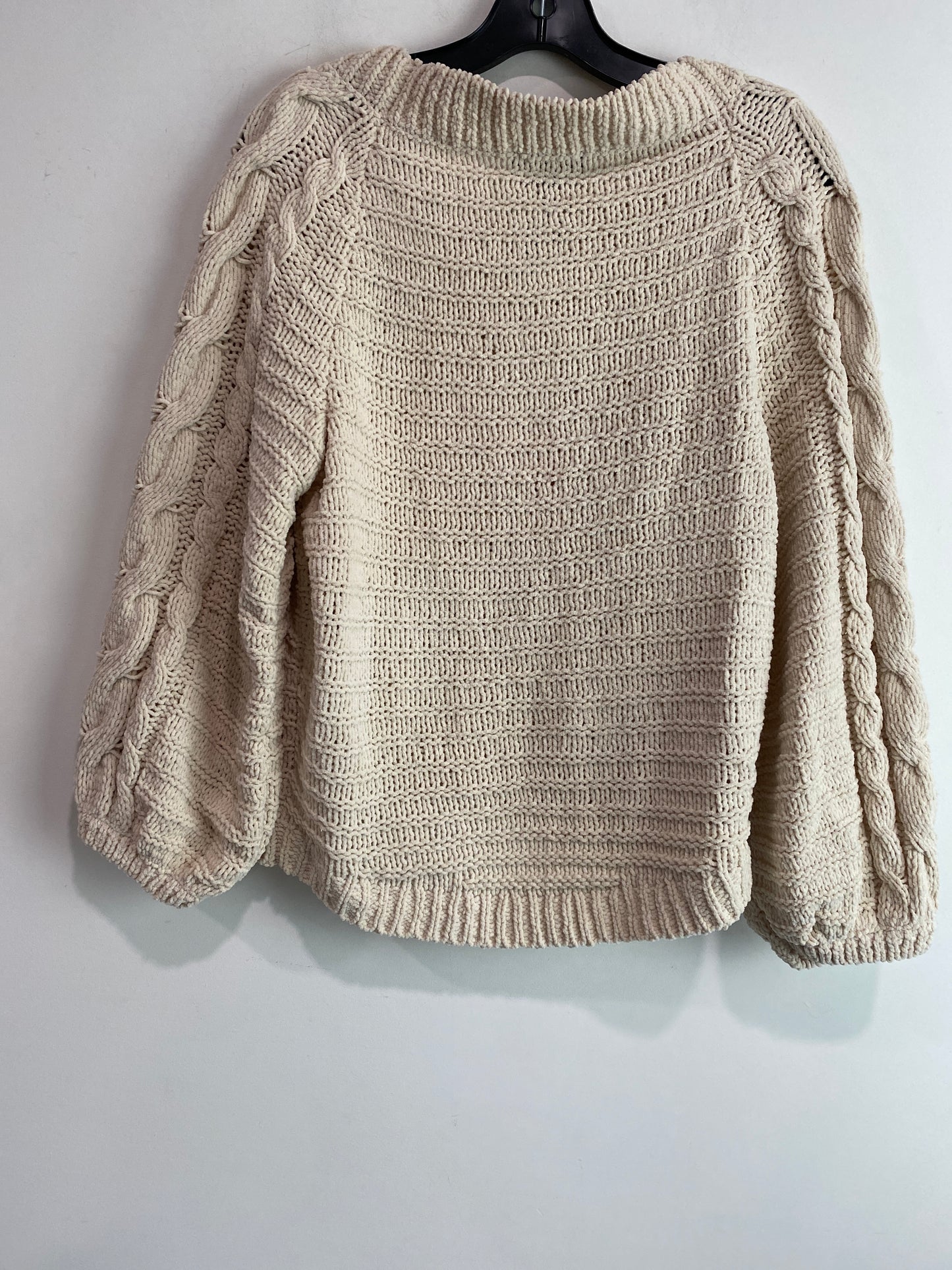 Sweater By Express In Cream, Size: S