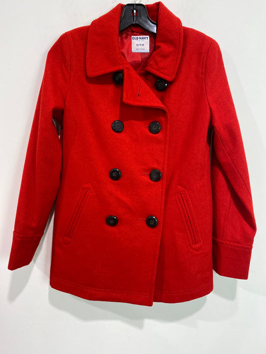 Coat Peacoat By Old Navy In Red, Size: Xs