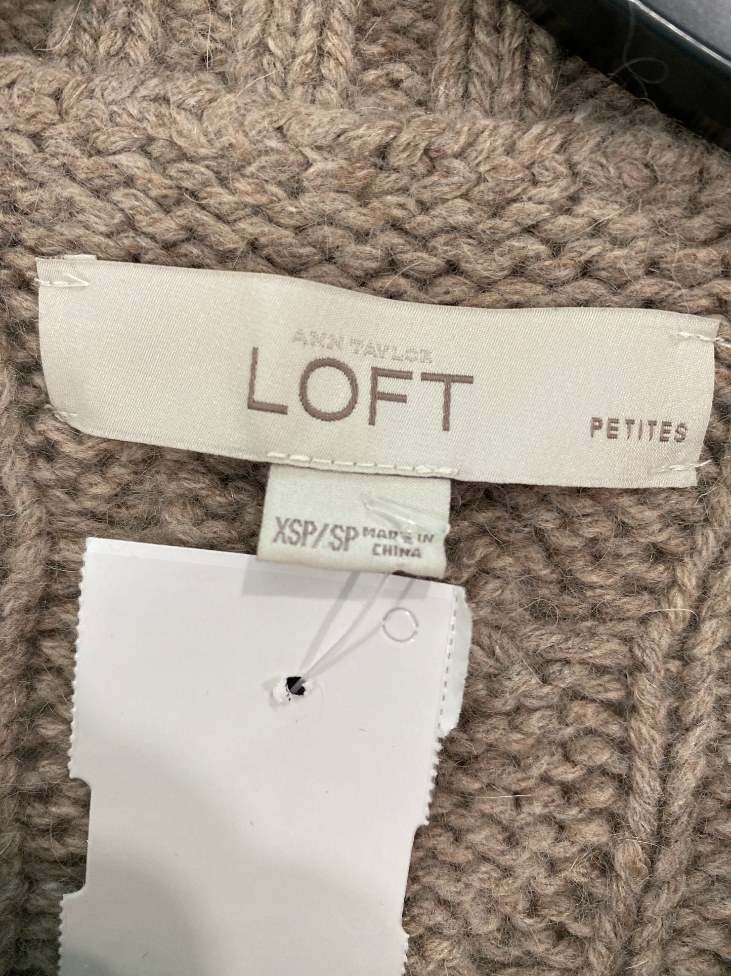 Sweater By Loft In Brown, Size: Petite   Xs