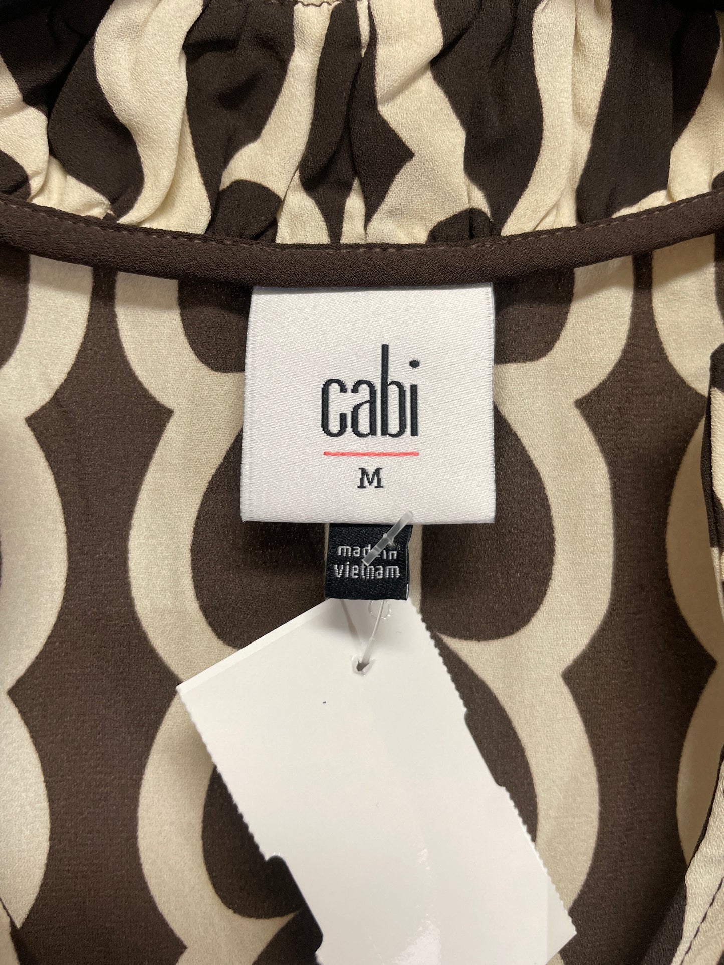 Top Sleeveless By Cabi In Brown, Size: M