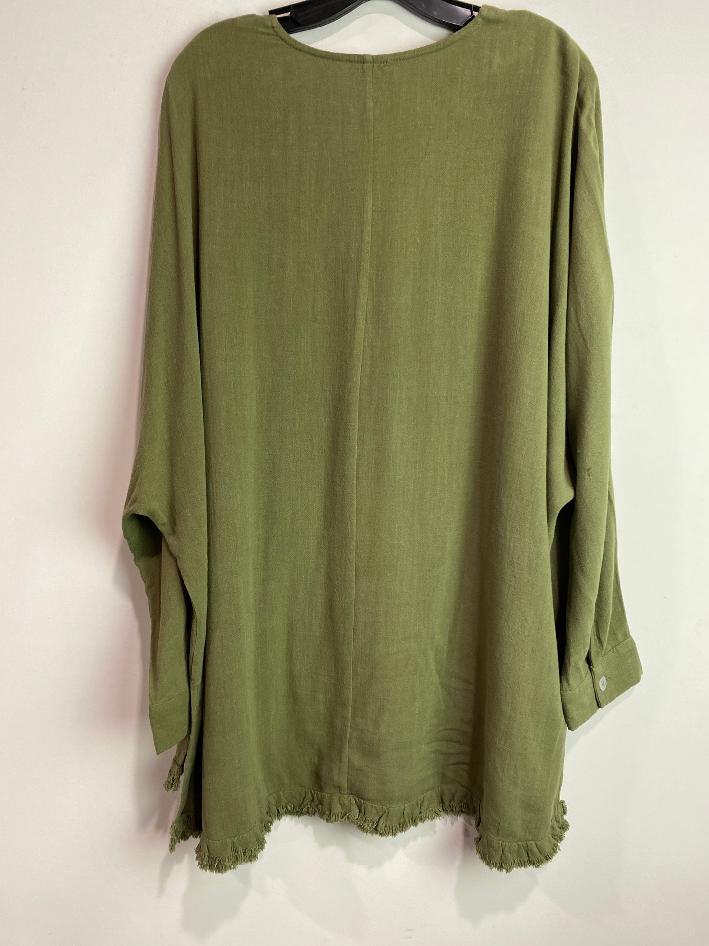 Tunic Long Sleeve By Umgee In Green, Size: L