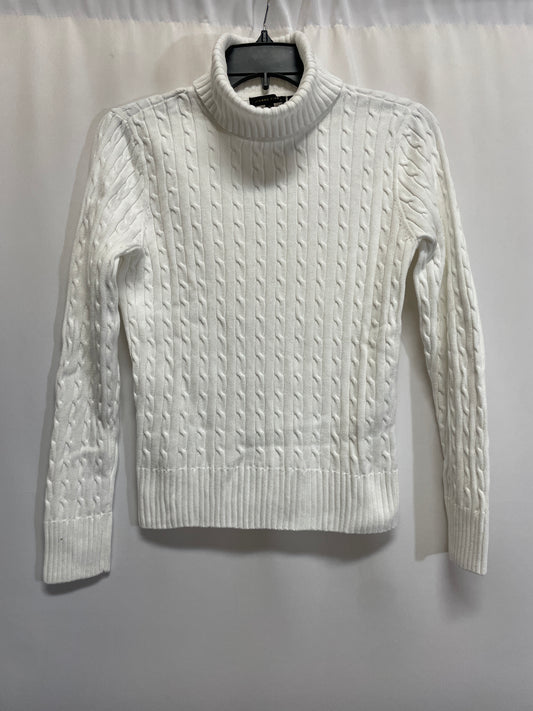 Sweater By Jeanne Pierre In White, Size: S