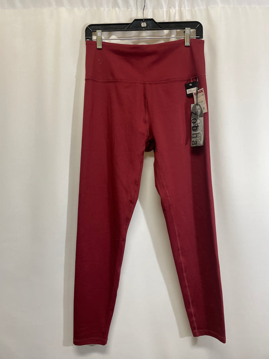 Athletic Leggings By Zobha In Red, Size: Xl