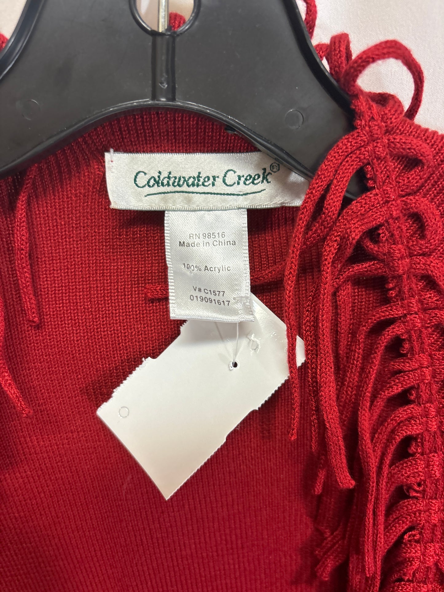 Shawl By Coldwater Creek In Red, Size: Onesize