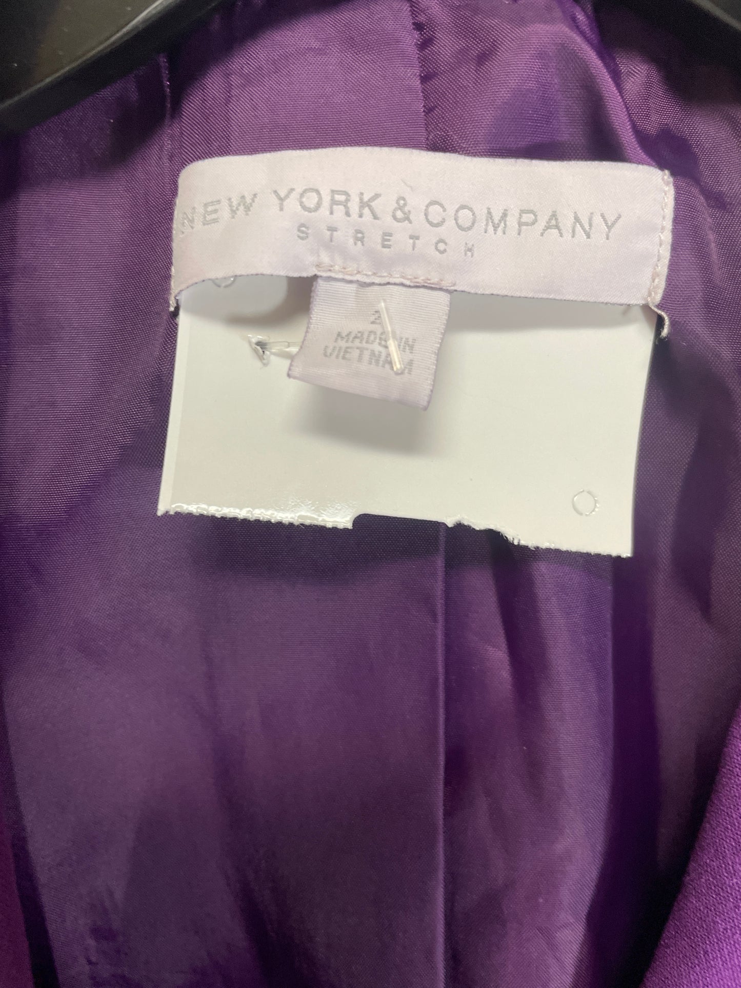 Blazer By New York And Co In Purple, Size: S