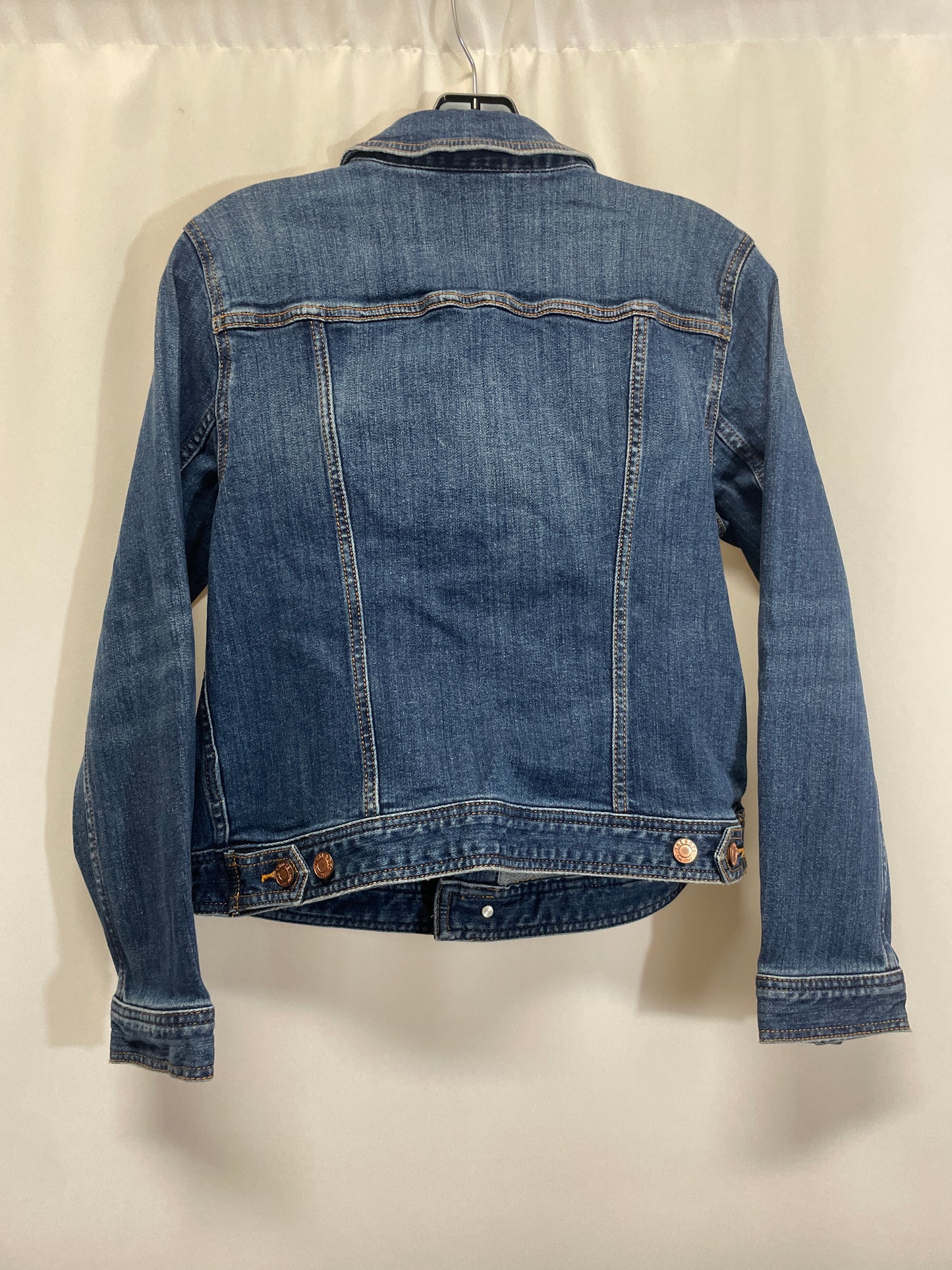 Jacket Denim By Talbots In Blue Denim, Size: Petite  M