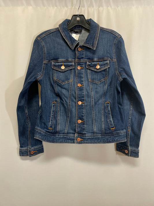 Jacket Denim By Talbots In Blue Denim, Size: Petite  M