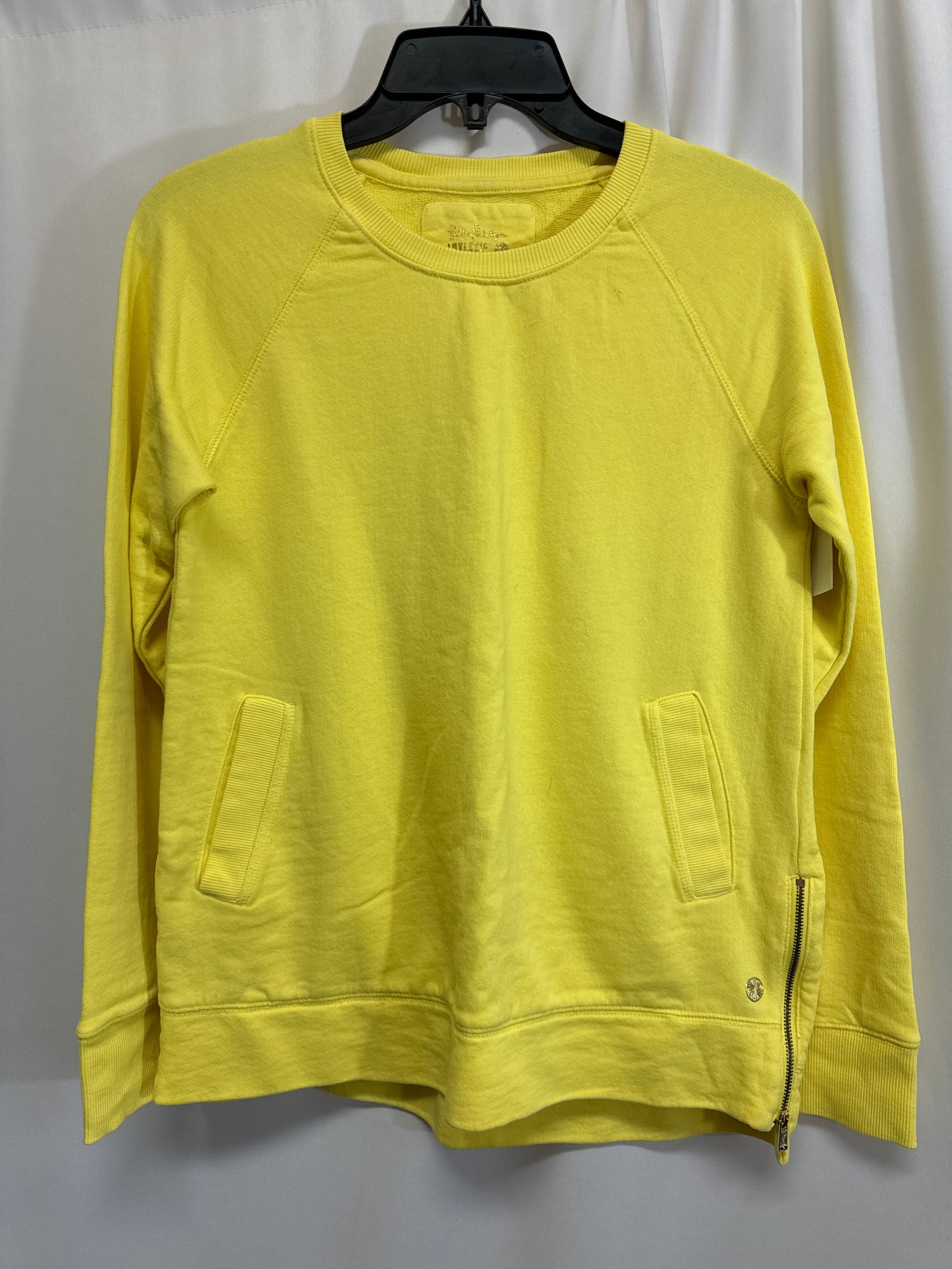 Top Long Sleeve By Lilly Pulitzer In Yellow, Size: Xs