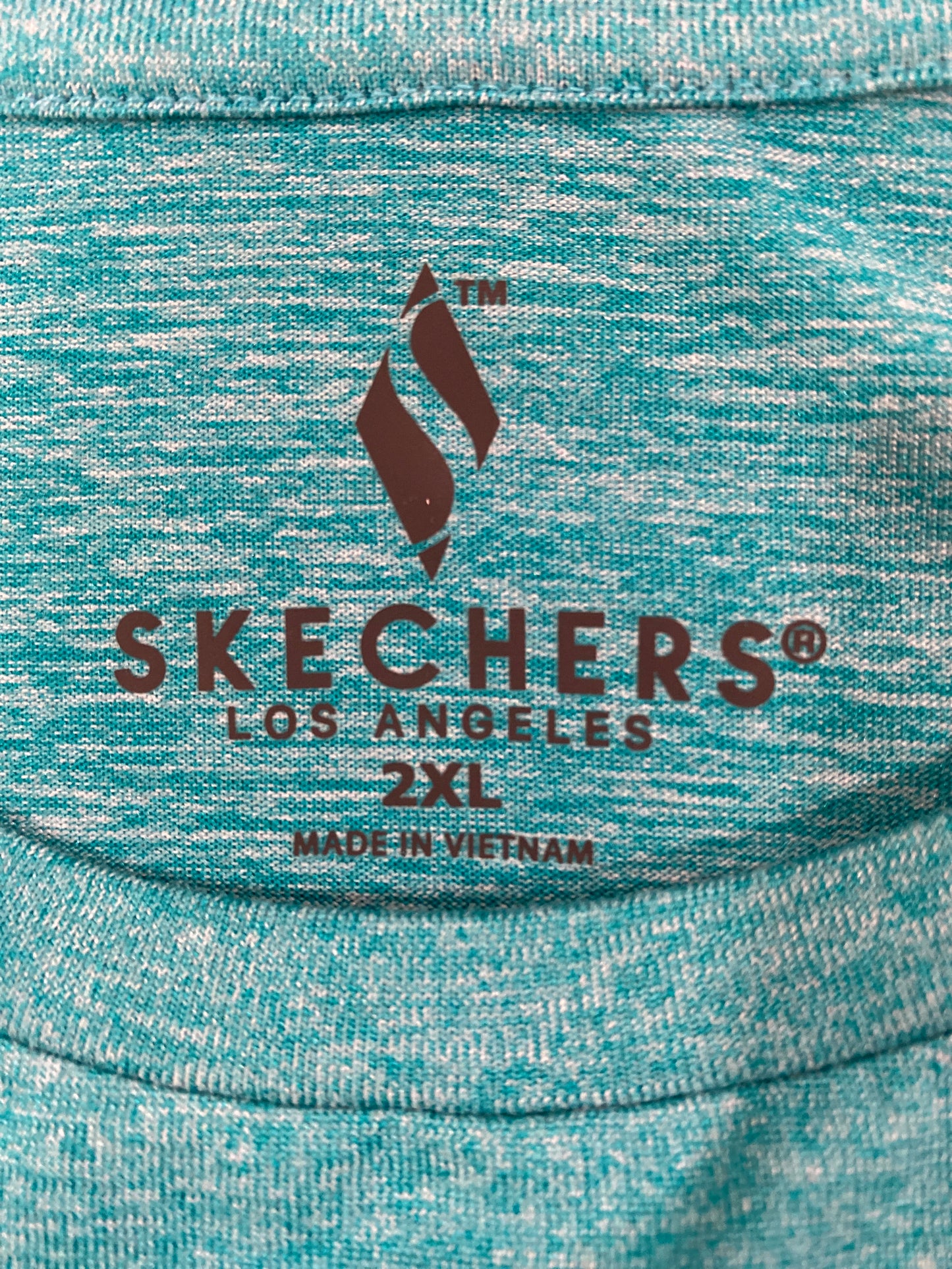 Top Long Sleeve By Skechers In Blue, Size: 2x