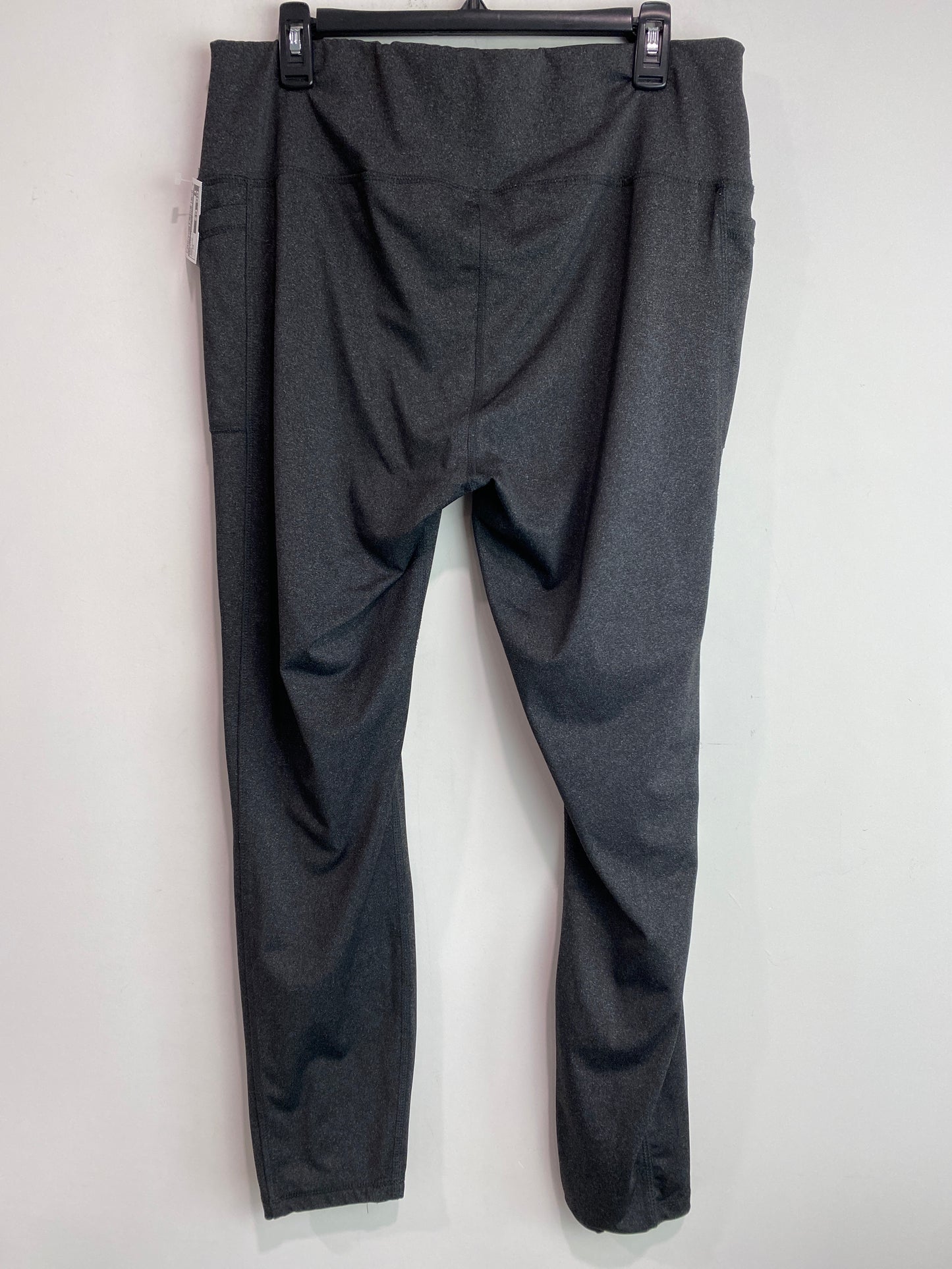 Athletic Leggings By Cmf In Grey, Size: 2x