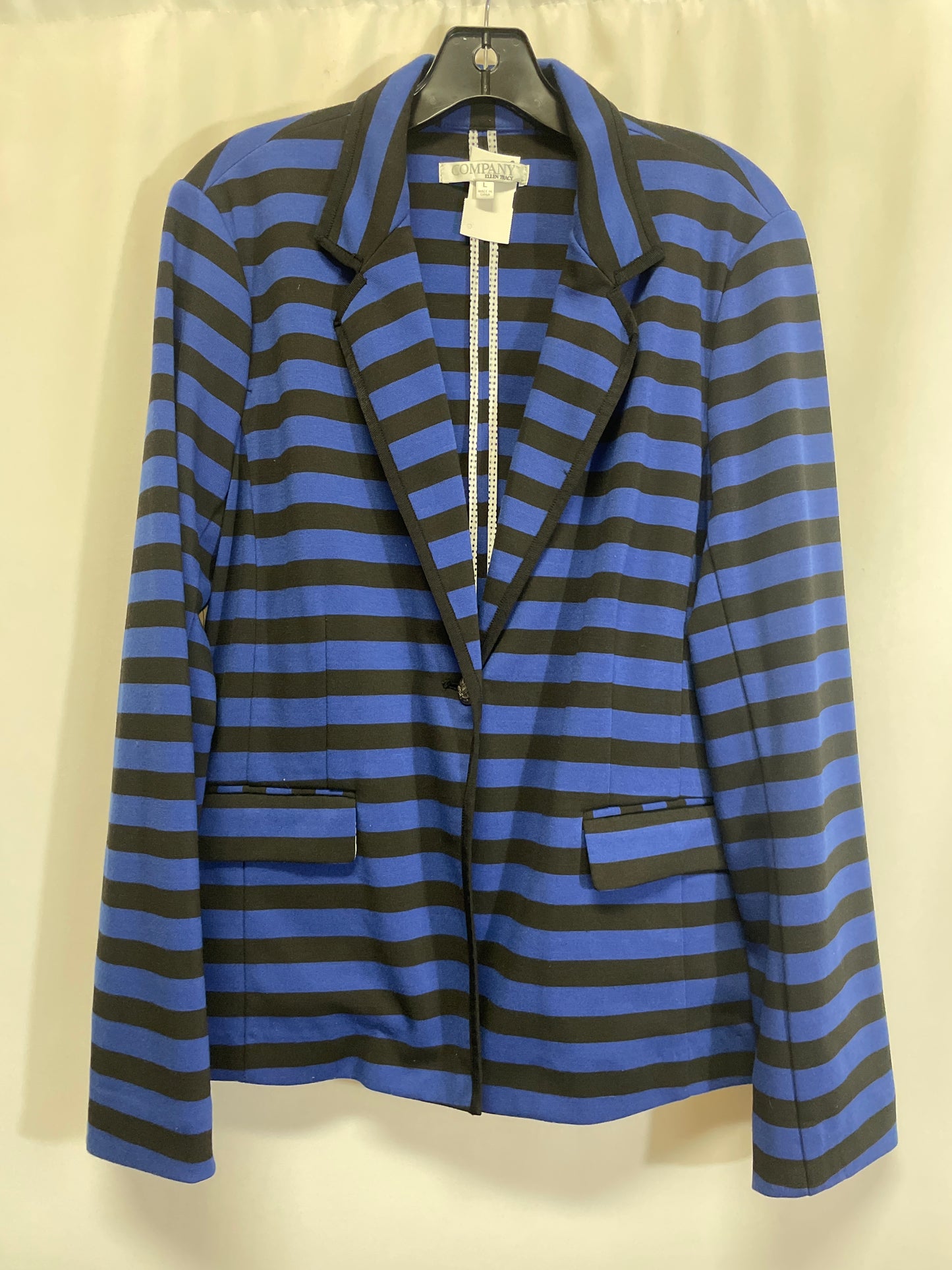 Blazer By Ellen Tracy In Blue, Size: L