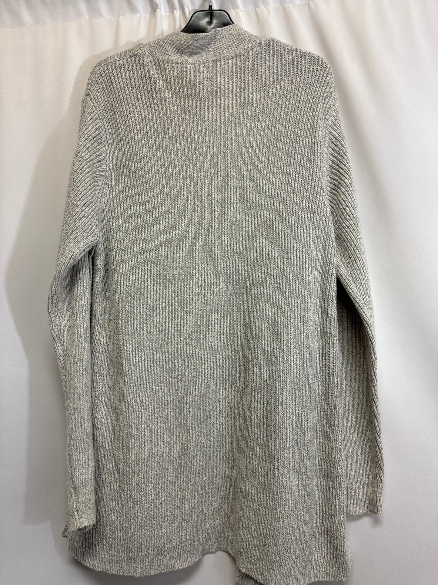 Sweater Cardigan By Clothes Mentor In Grey, Size: L