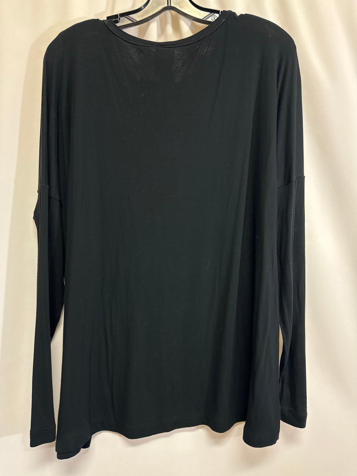 Top Long Sleeve By Cabi In Black, Size: L