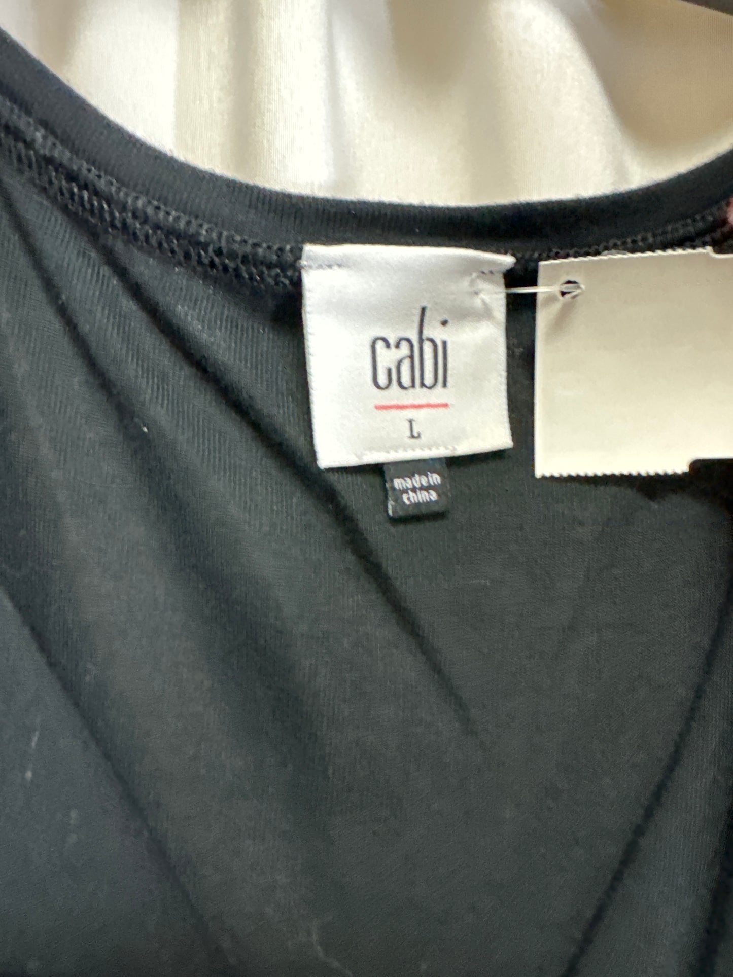 Top Long Sleeve By Cabi In Black, Size: L