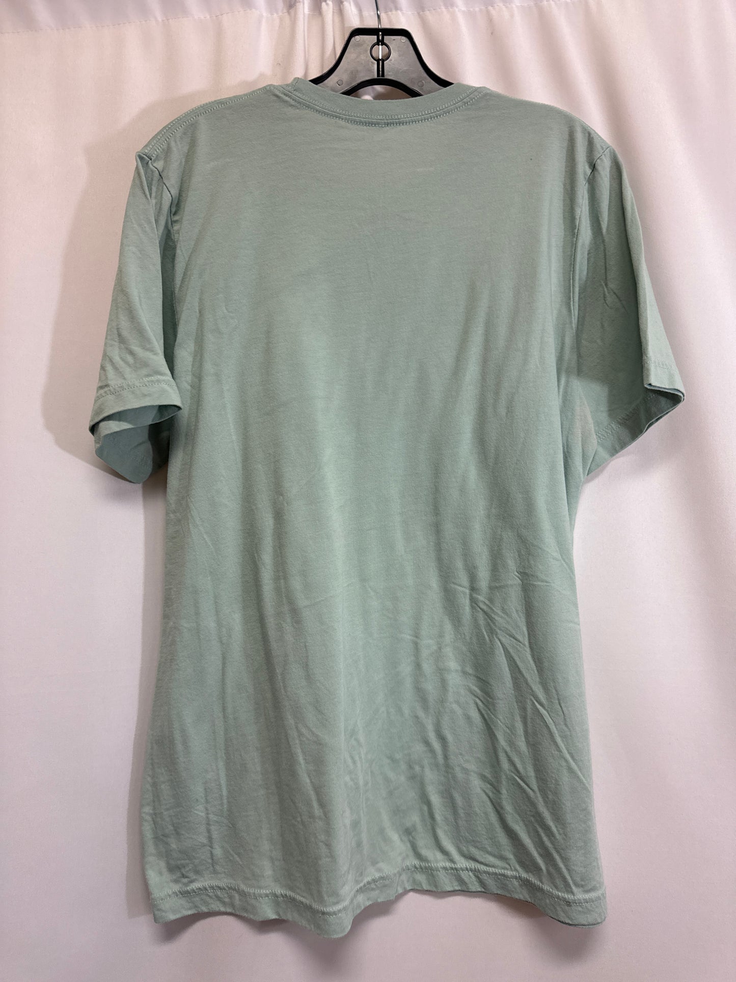 Top Short Sleeve By Cmf In Teal, Size: L