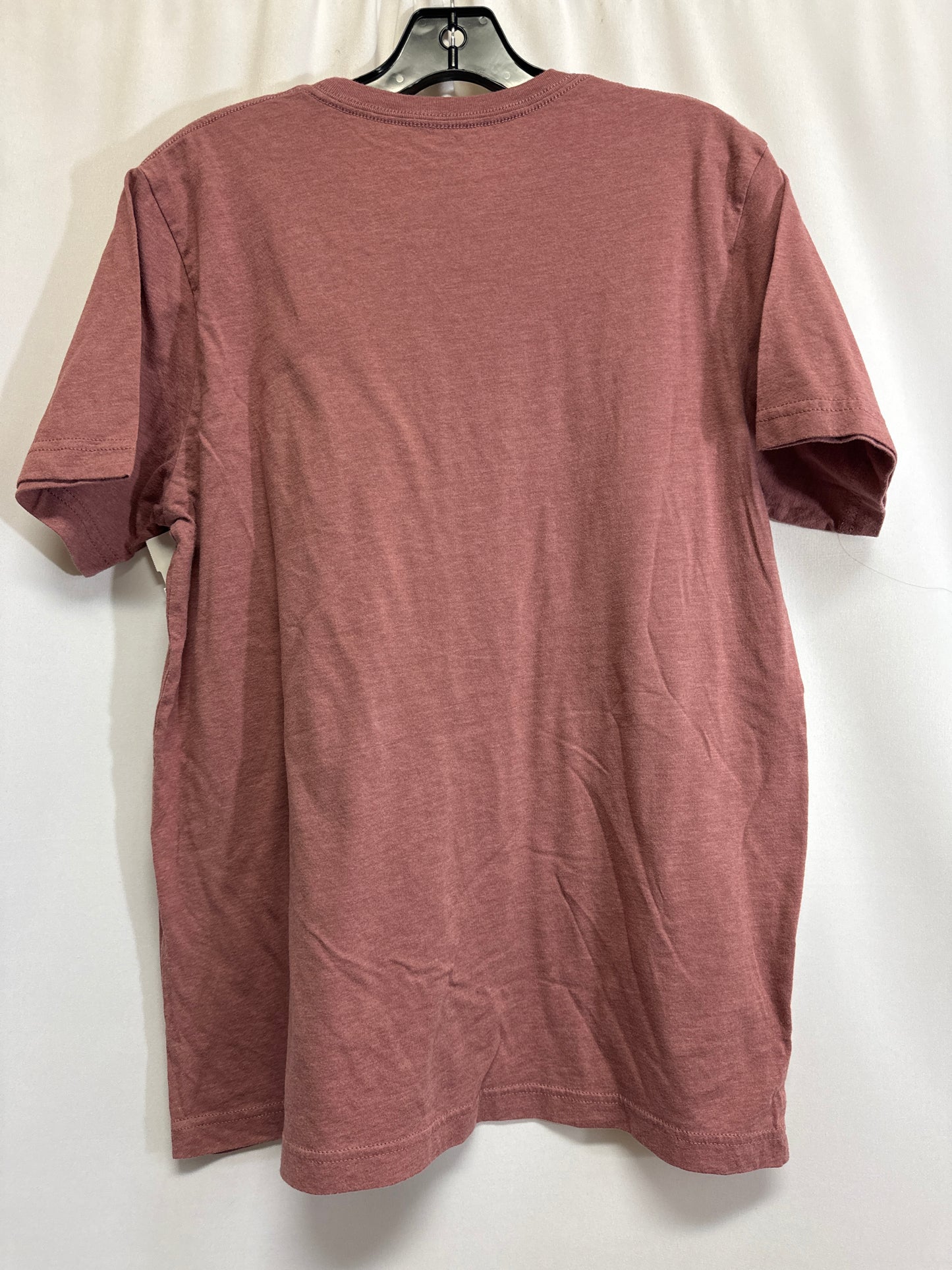 Top Short Sleeve By Cmf In Mauve, Size: L