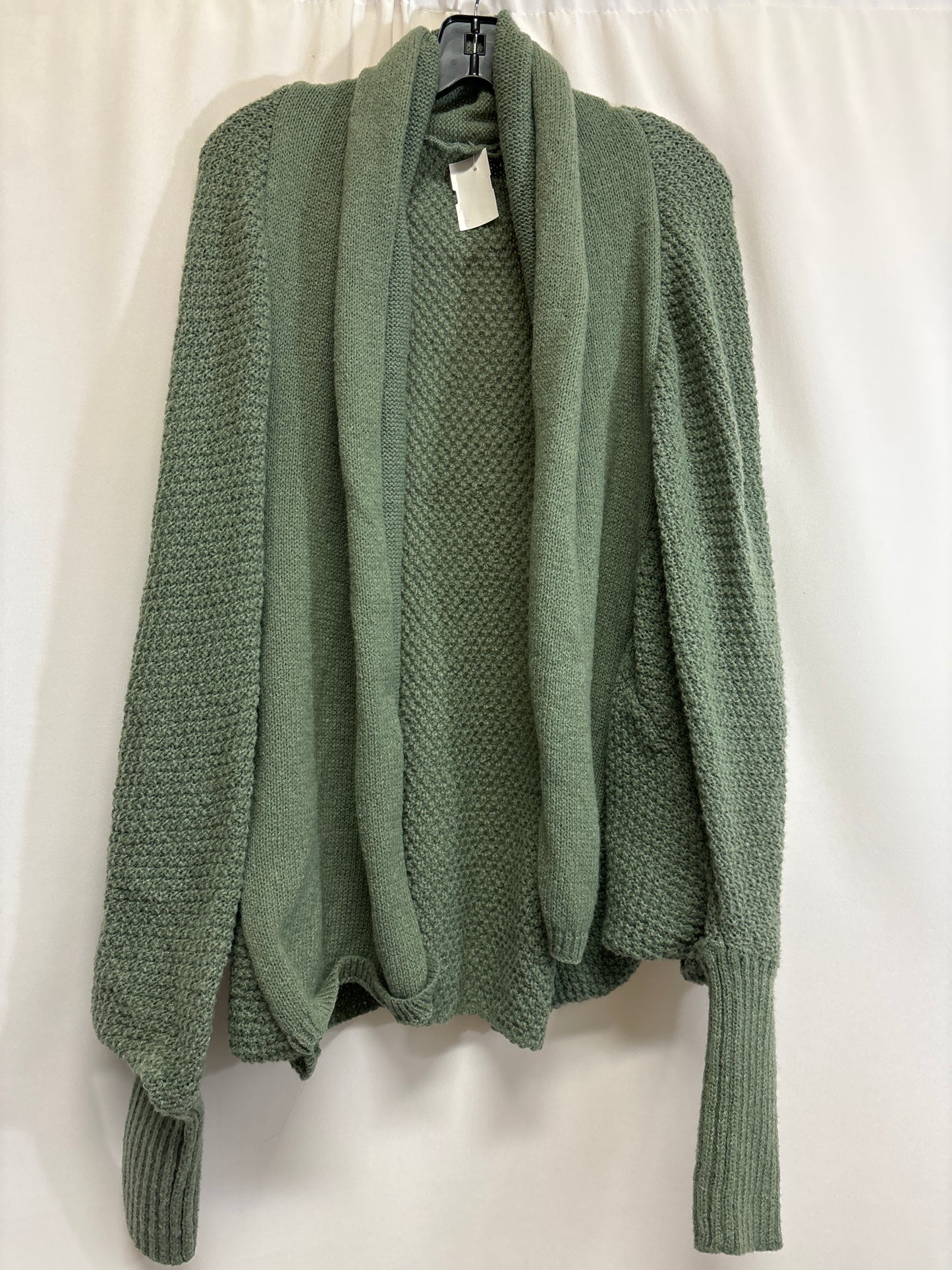 Sweater Cardigan By Clothes Mentor In Green, Size: Xxl