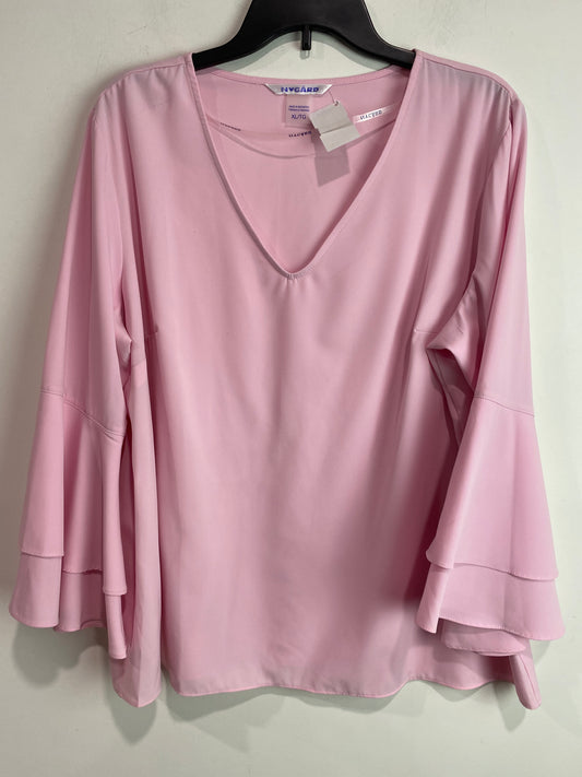 Top Long Sleeve By Nygard Peter In Pink, Size: Xl