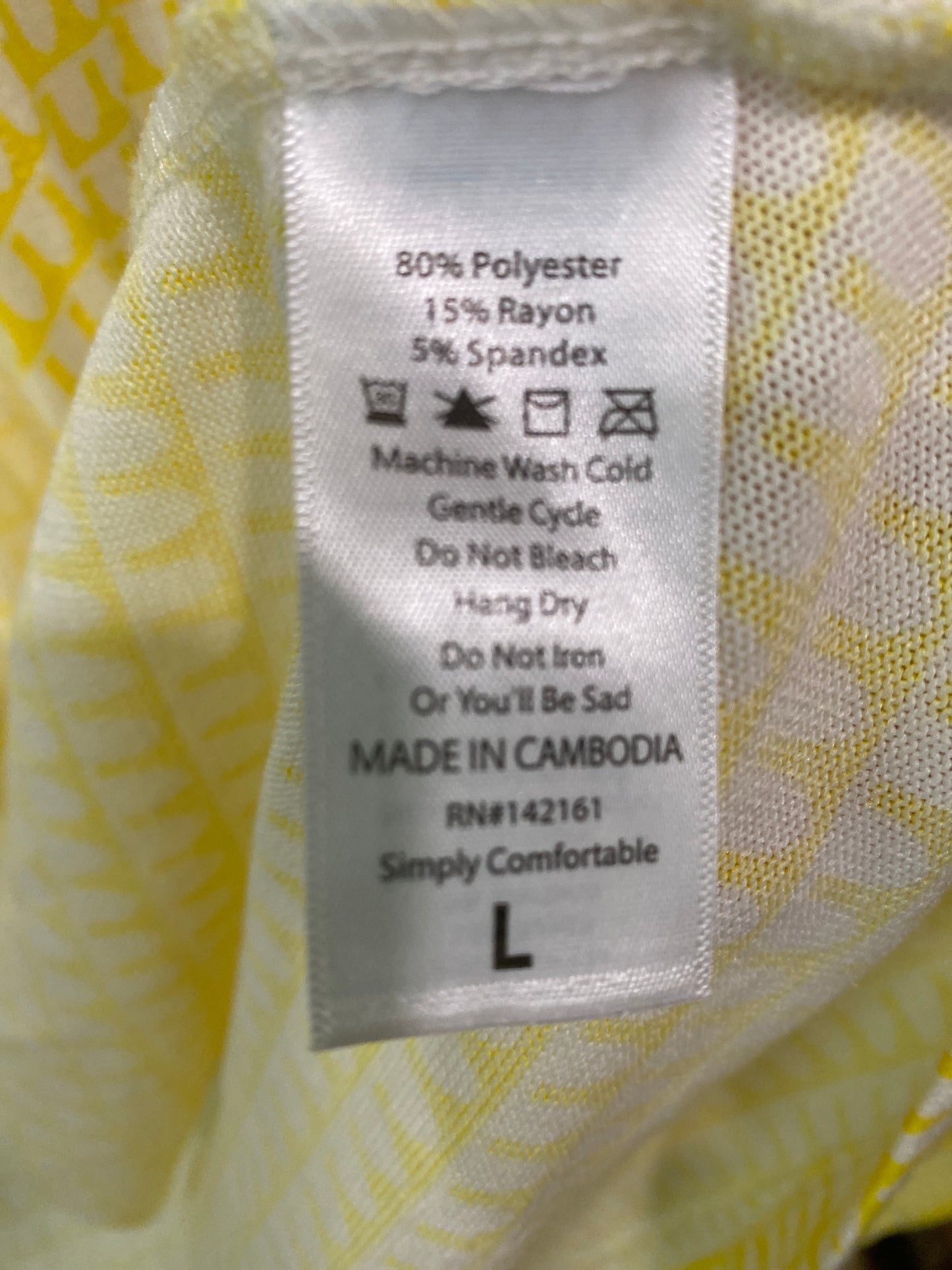 Cardigan By Lularoe In Yellow, Size: L