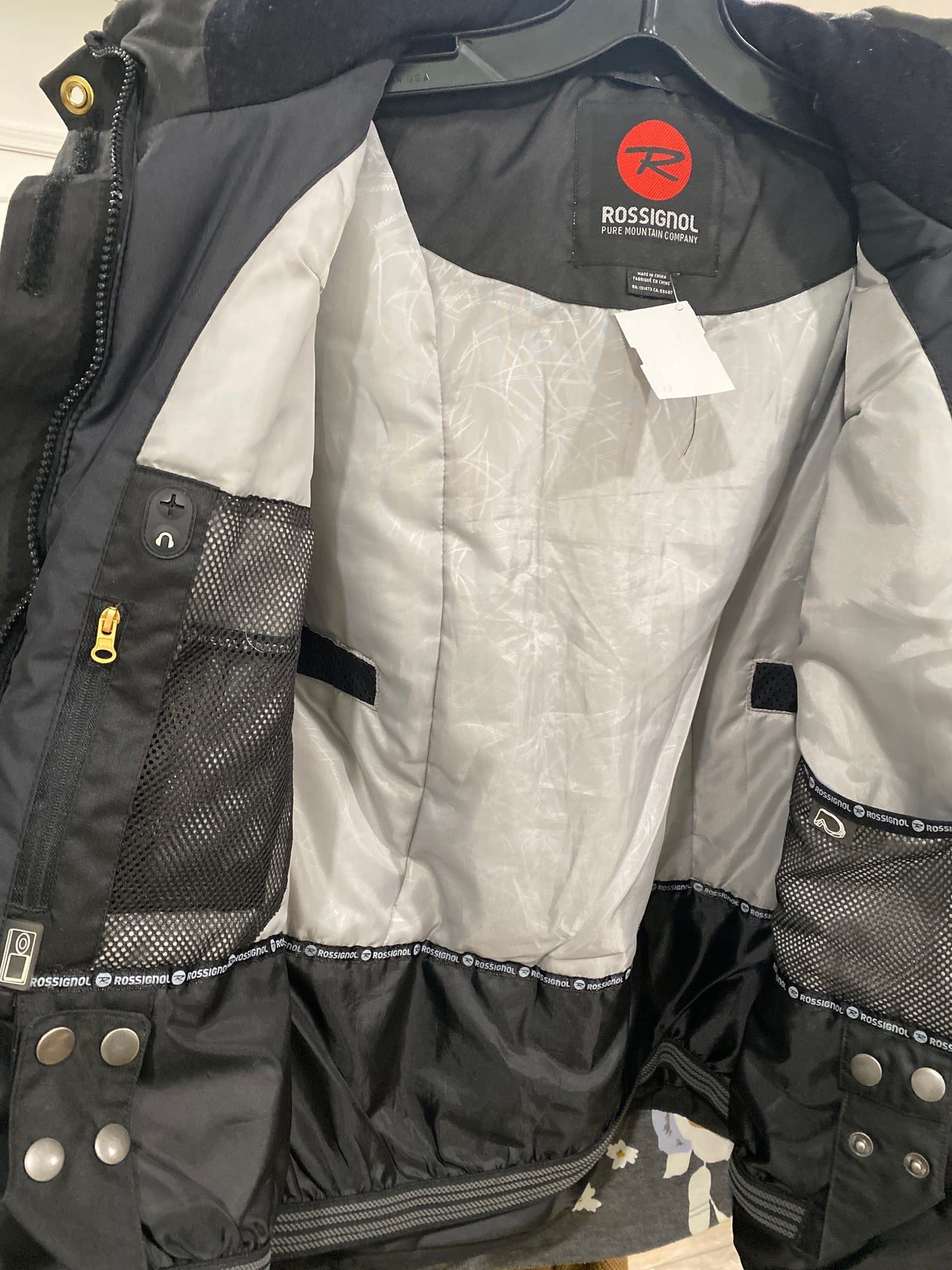 Jacket Puffer & Quilted By Clothes Mentor In Black, Size: S