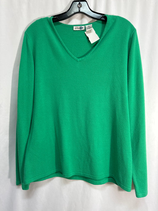 Sweater By Paul Harris In Green, Size: Xl