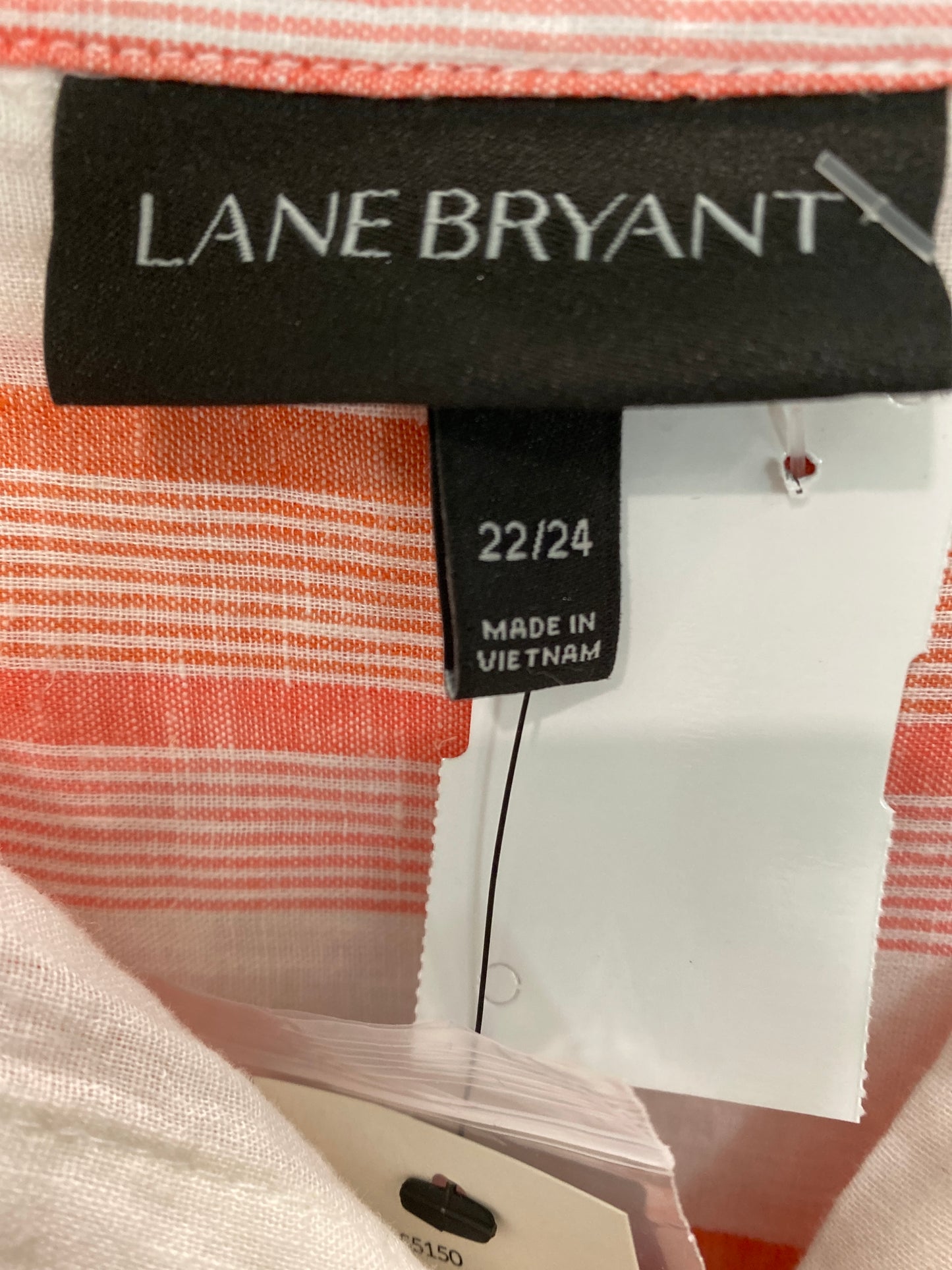 Top 3/4 Sleeve By Lane Bryant In Peach, Size: 3x