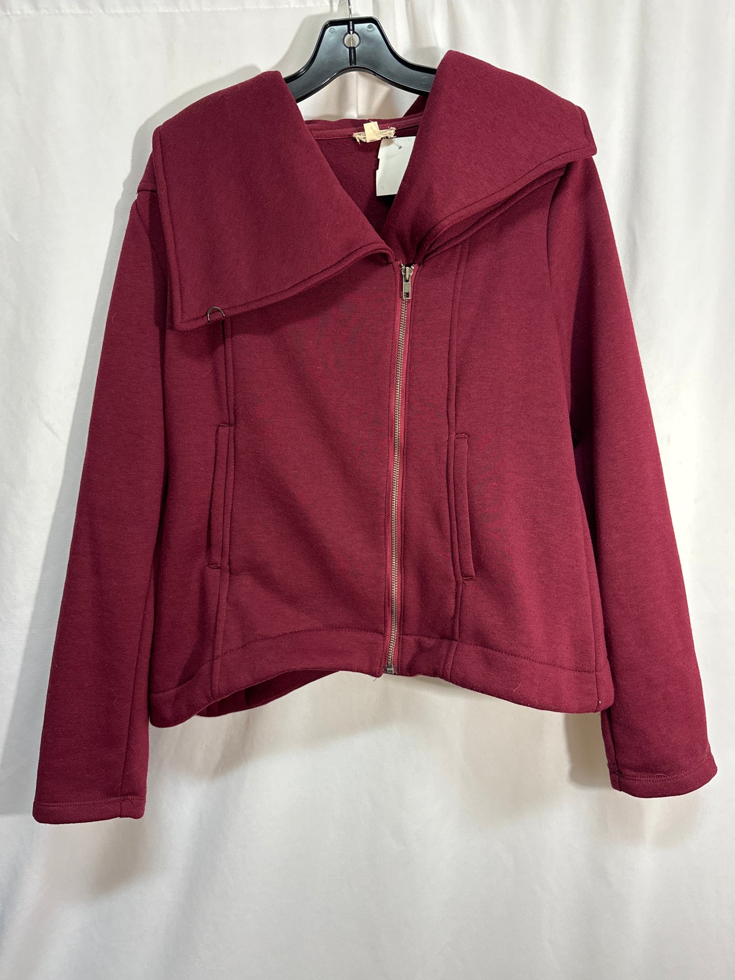 Jacket Moto By Hem & Thread In Red, Size: L