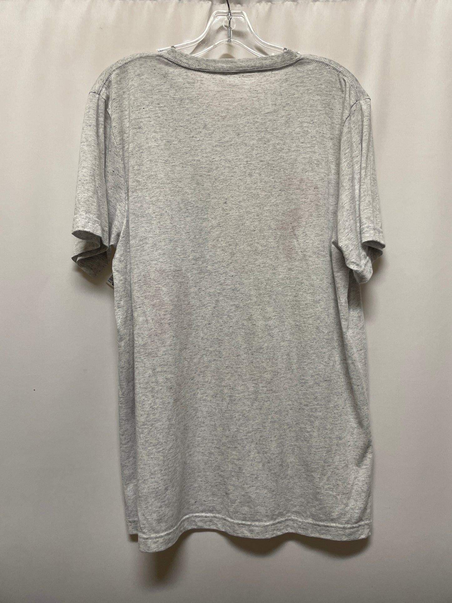 Top Short Sleeve By Clothes Mentor In Grey, Size: L