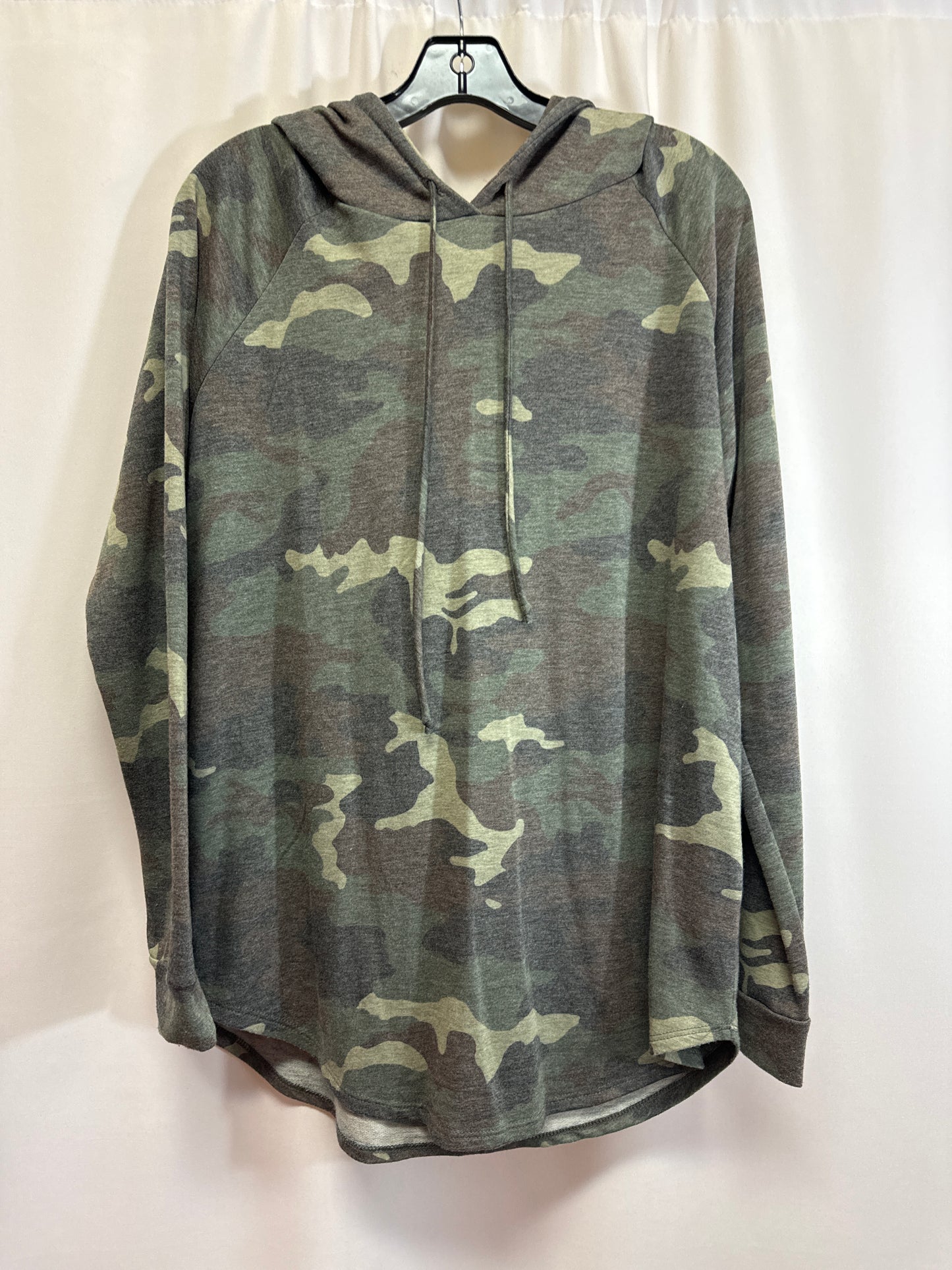 Sweatshirt Hoodie By 7th Ray In Camouflage Print, Size: L