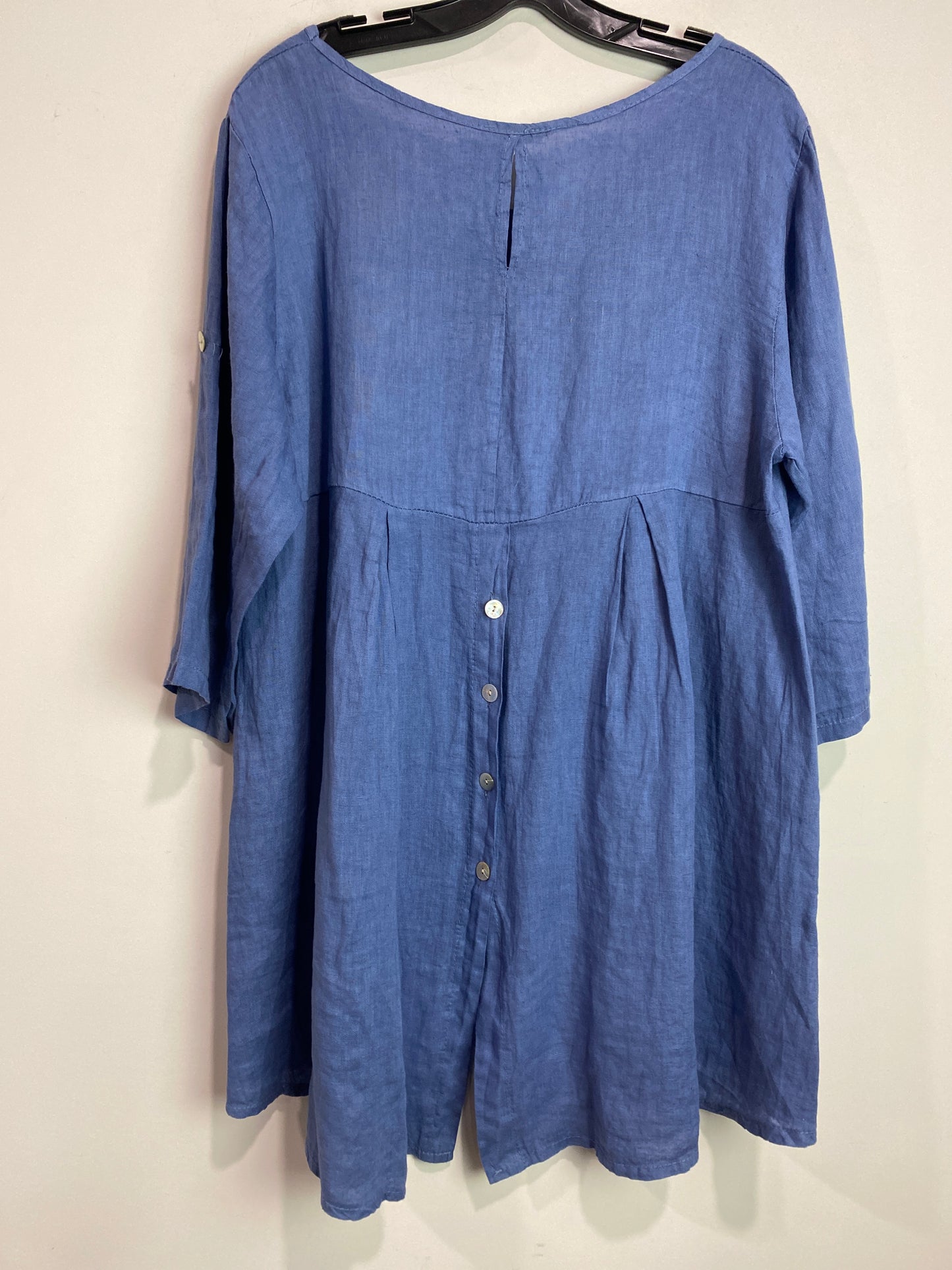 Tunic Long Sleeve By Clothes Mentor In Blue, Size: L