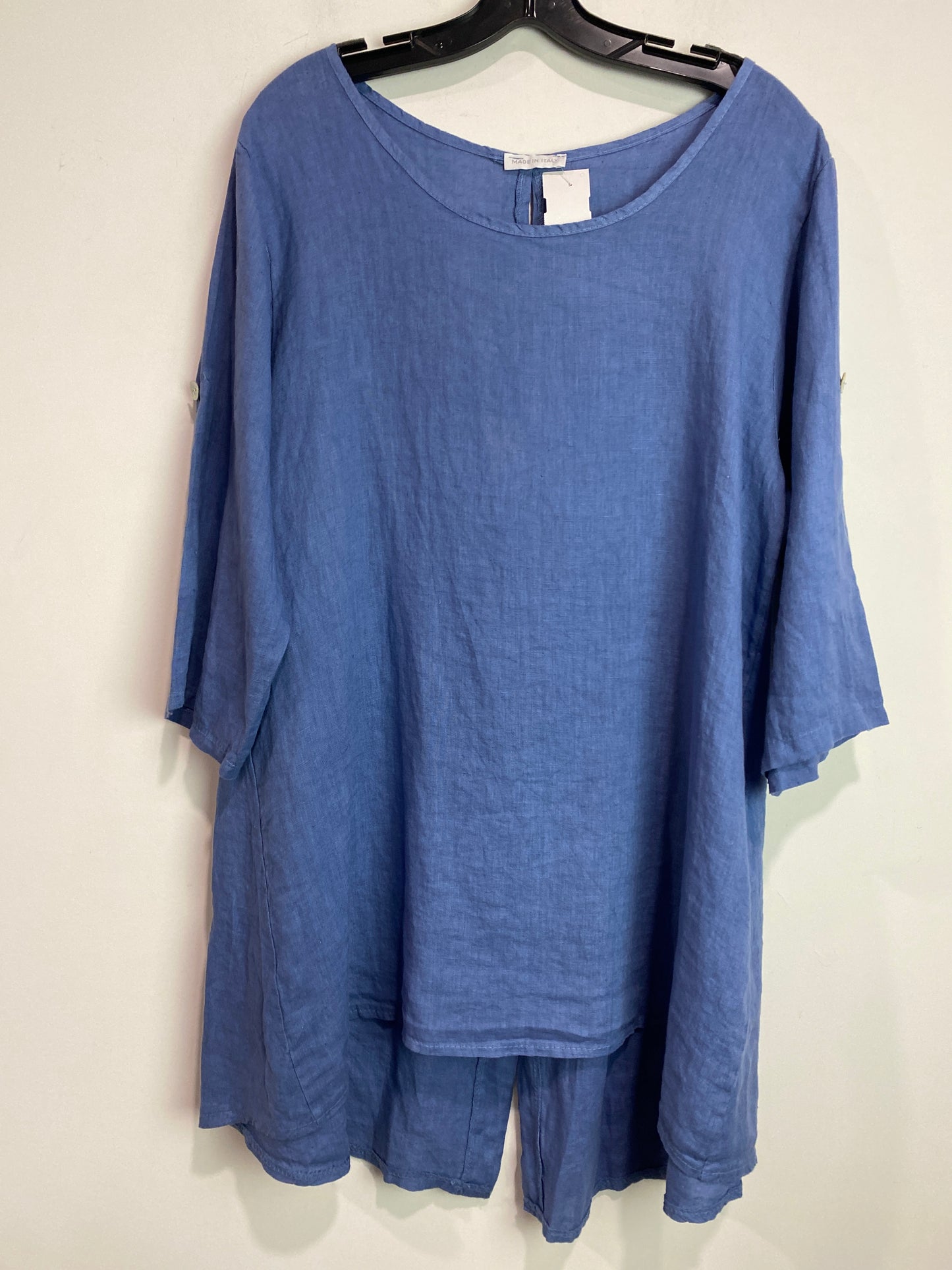 Tunic Long Sleeve By Clothes Mentor In Blue, Size: L