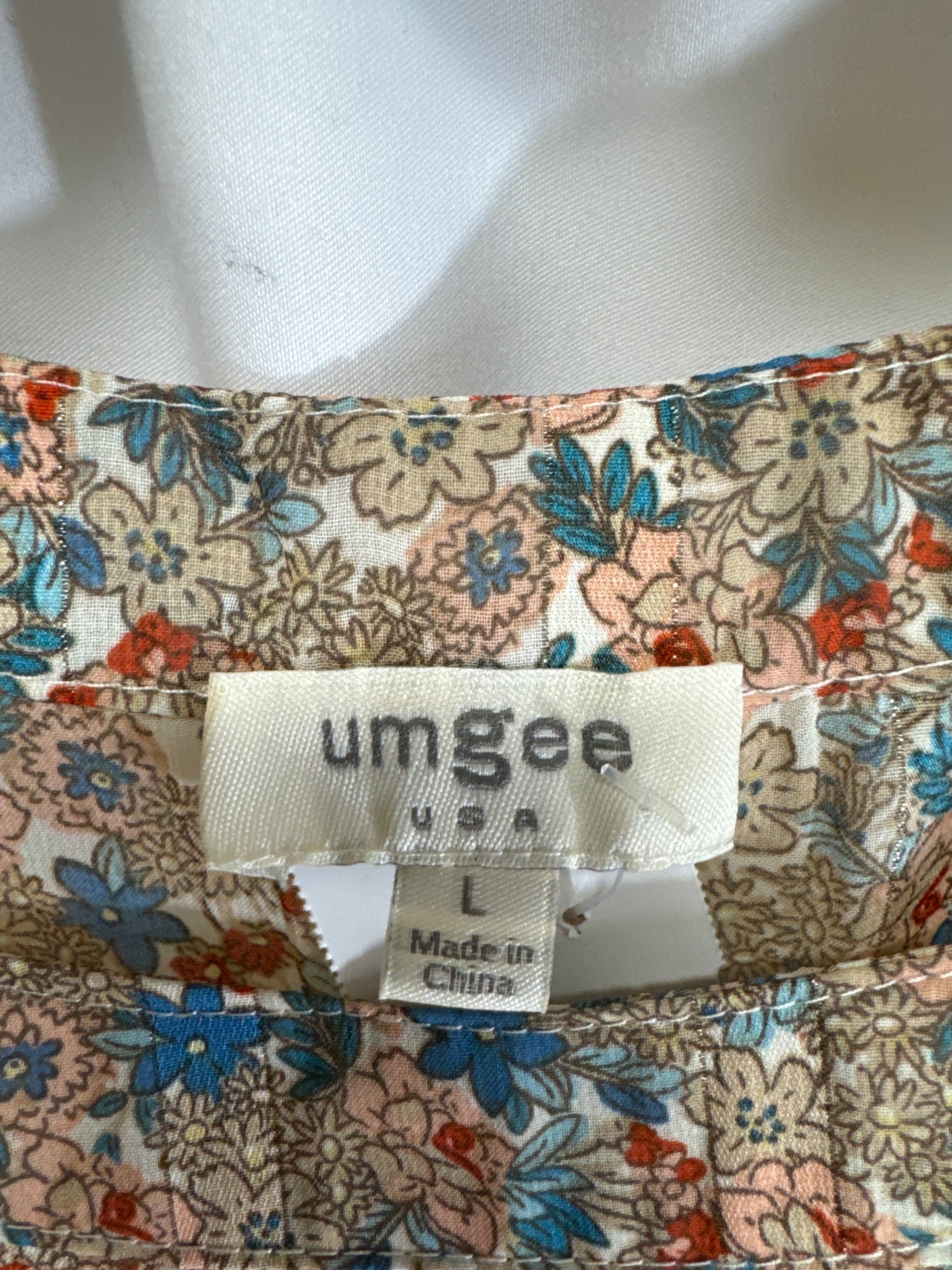 Top 3/4 Sleeve By Umgee In Grey, Size: L