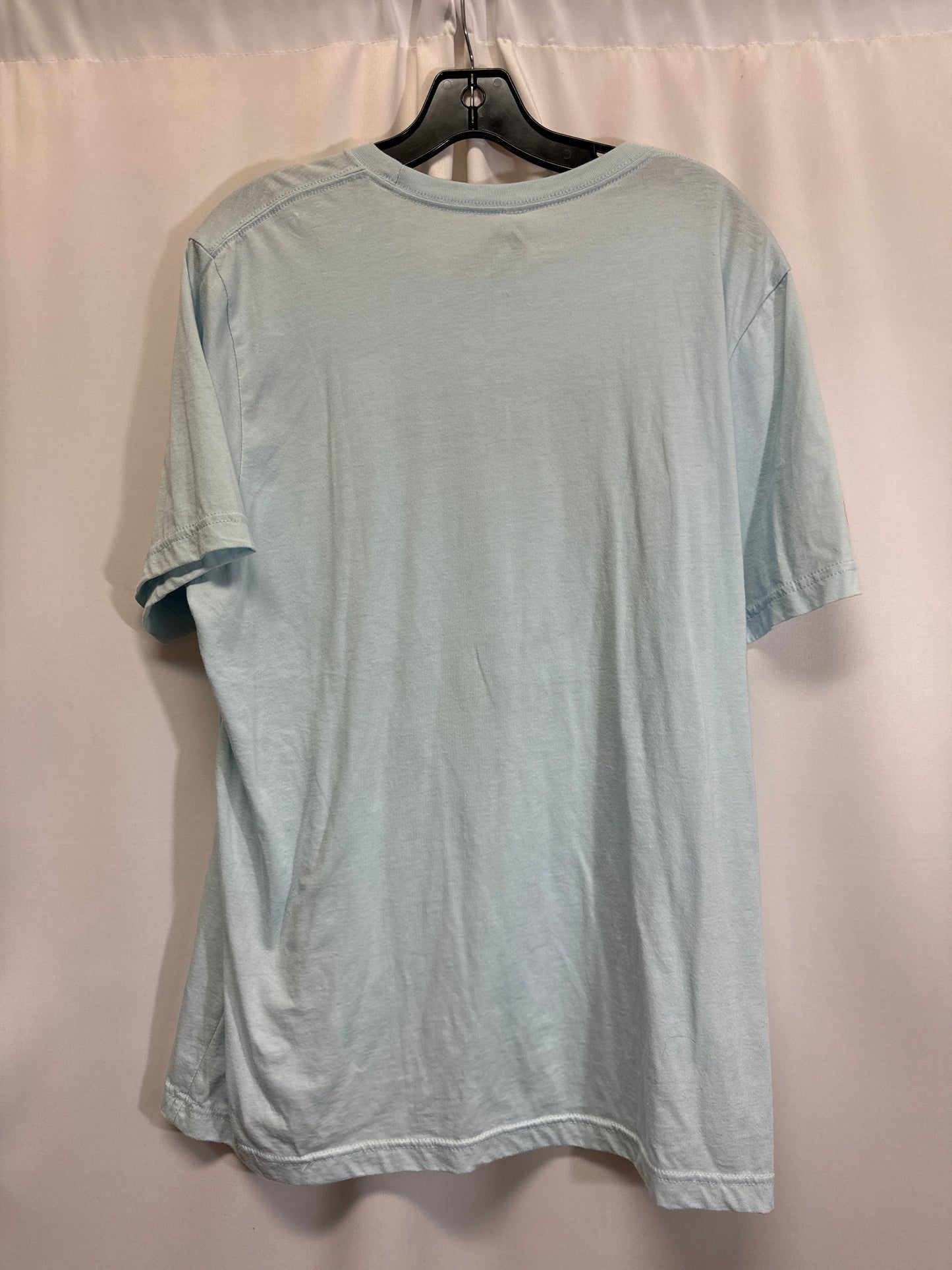 Top Short Sleeve By Bella + Canvas In Blue, Size: Xl