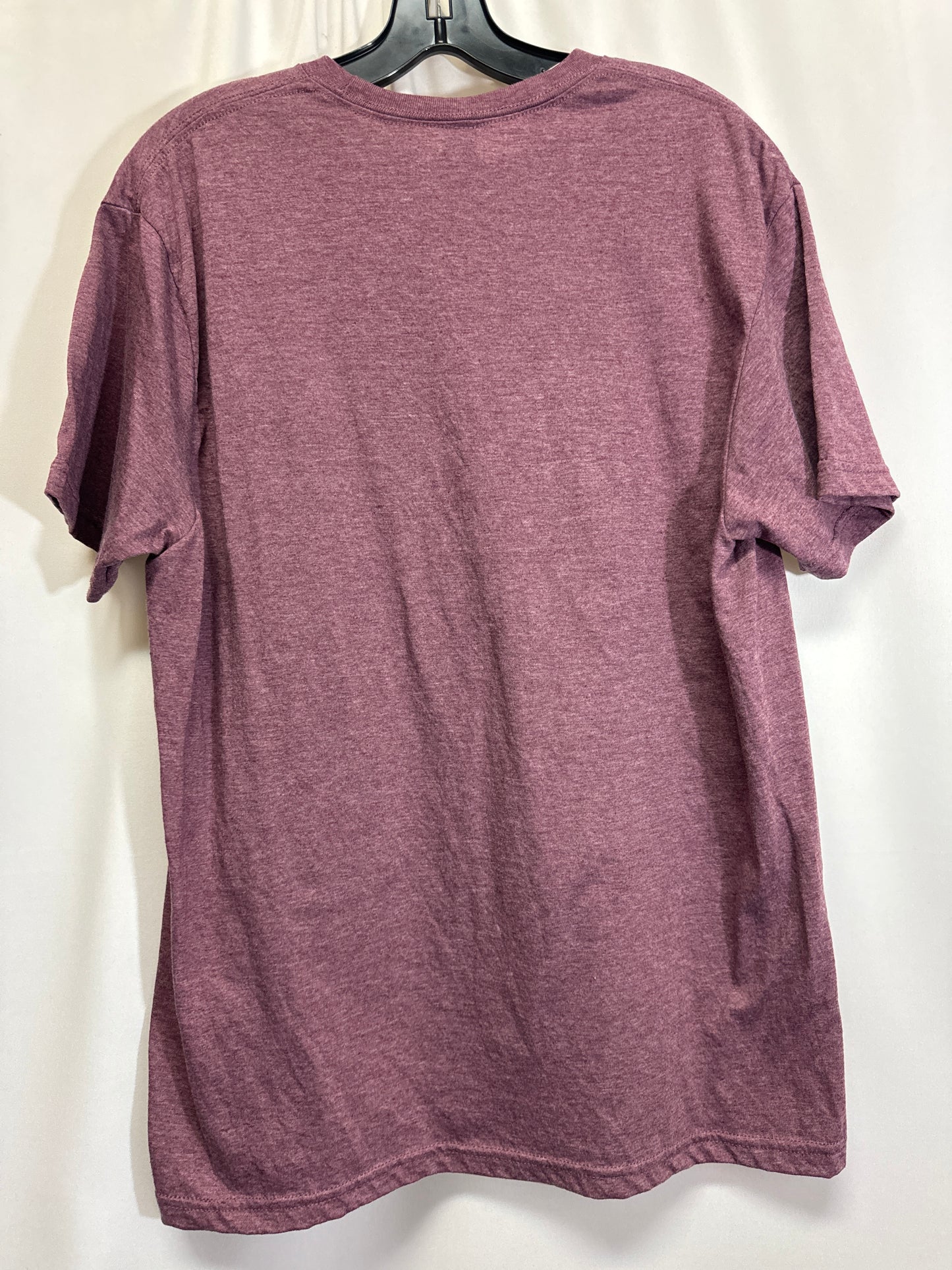 Top Short Sleeve By Gildan In Purple, Size: L