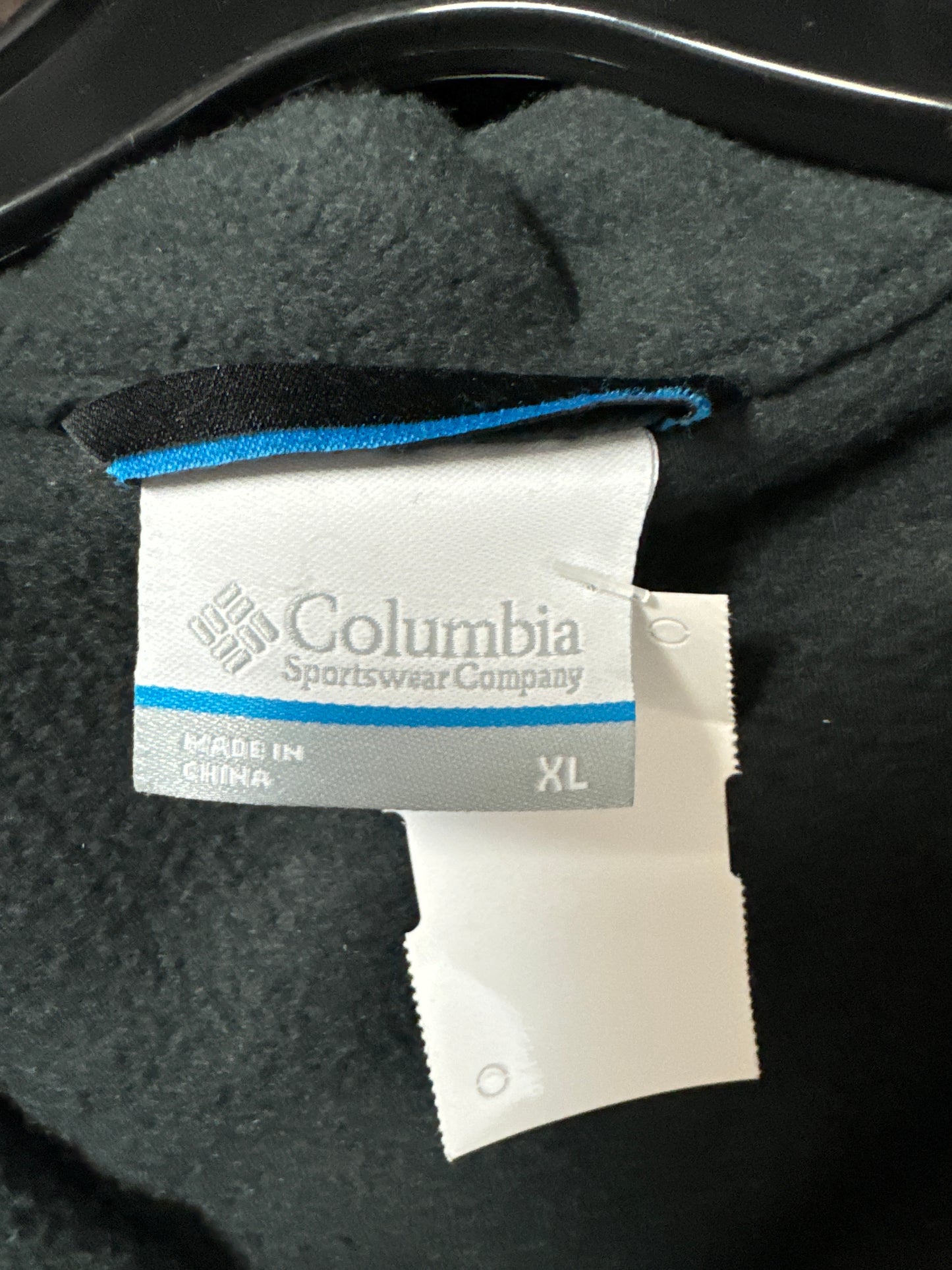 Jacket Fleece By Columbia In Black, Size: Xl