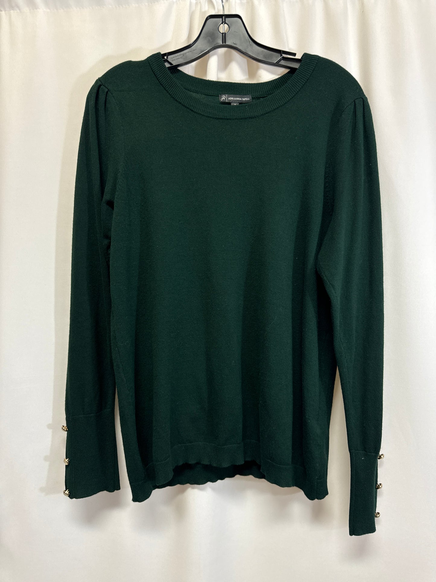 Sweater By Adrianna Papell In Green, Size: M