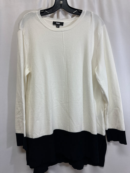 Sweater By Investments In White, Size: M