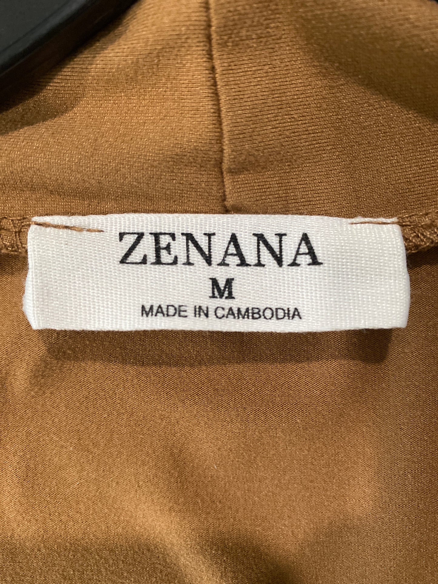 Cardigan By Zenana Outfitters In Brown, Size: M