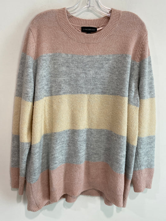 Sweater By Lane Bryant In Pink, Size: 1x