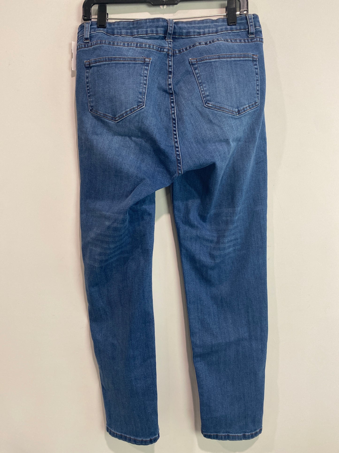 Jeans Skinny By Reba In Blue Denim, Size: 12