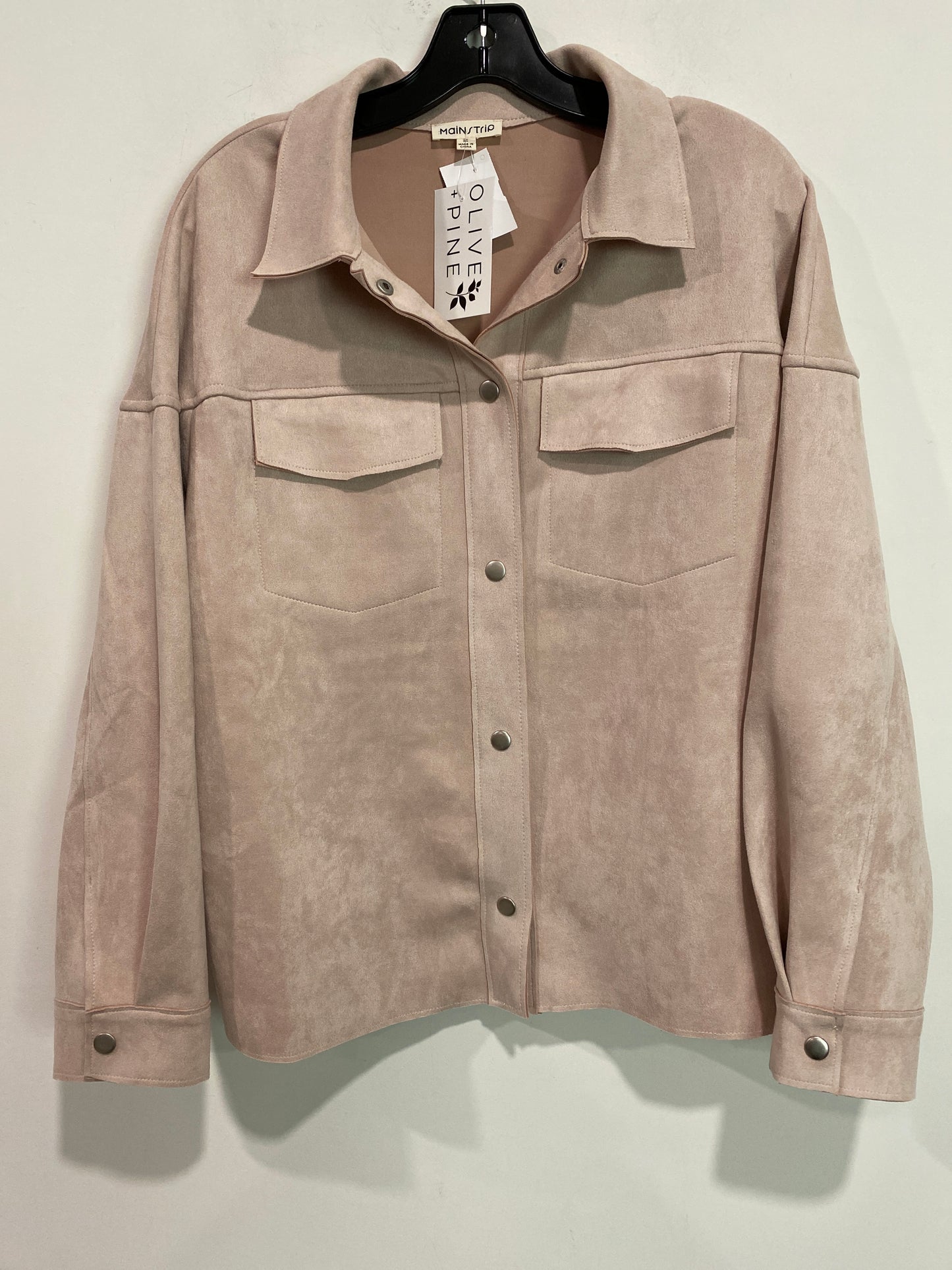 Jacket Other By Main Strip In Beige, Size: M