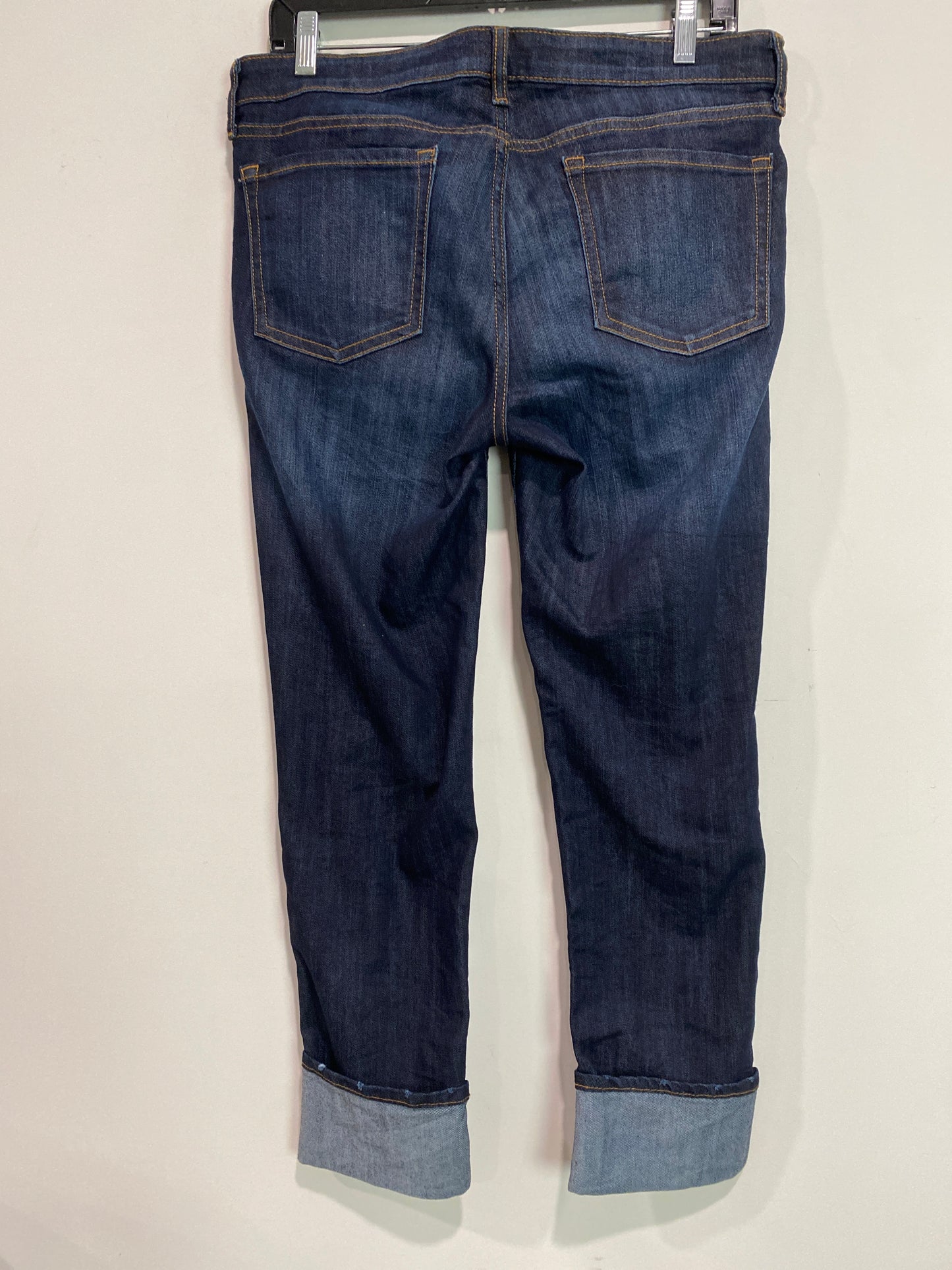 Jeans Straight By Gap In Blue Denim, Size: 8