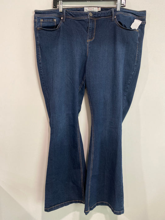 Jeans Boot Cut By Torrid In Blue Denim, Size: 22